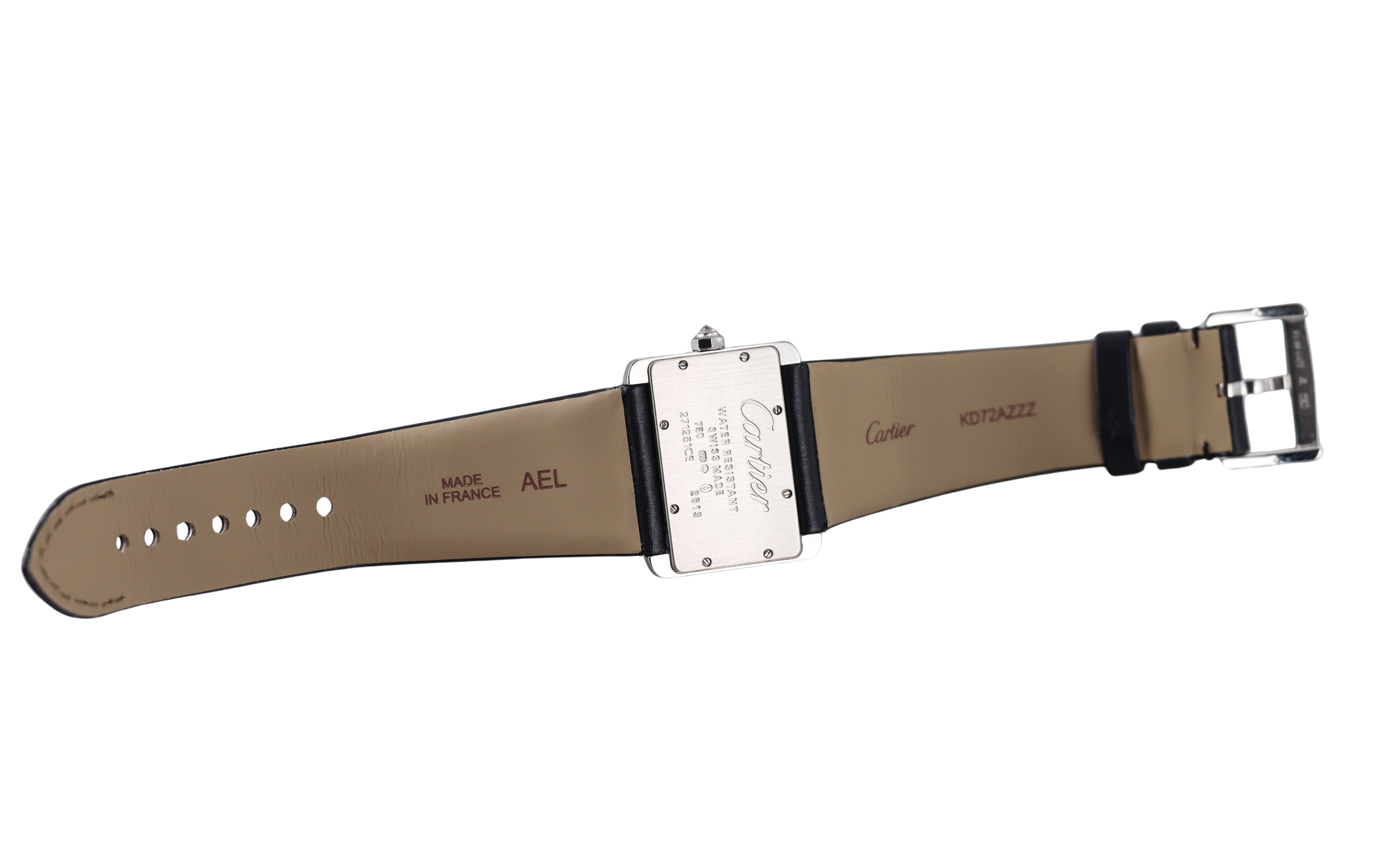 Cartier Tank Divan White Gold Diamond Ladies Watch 2613