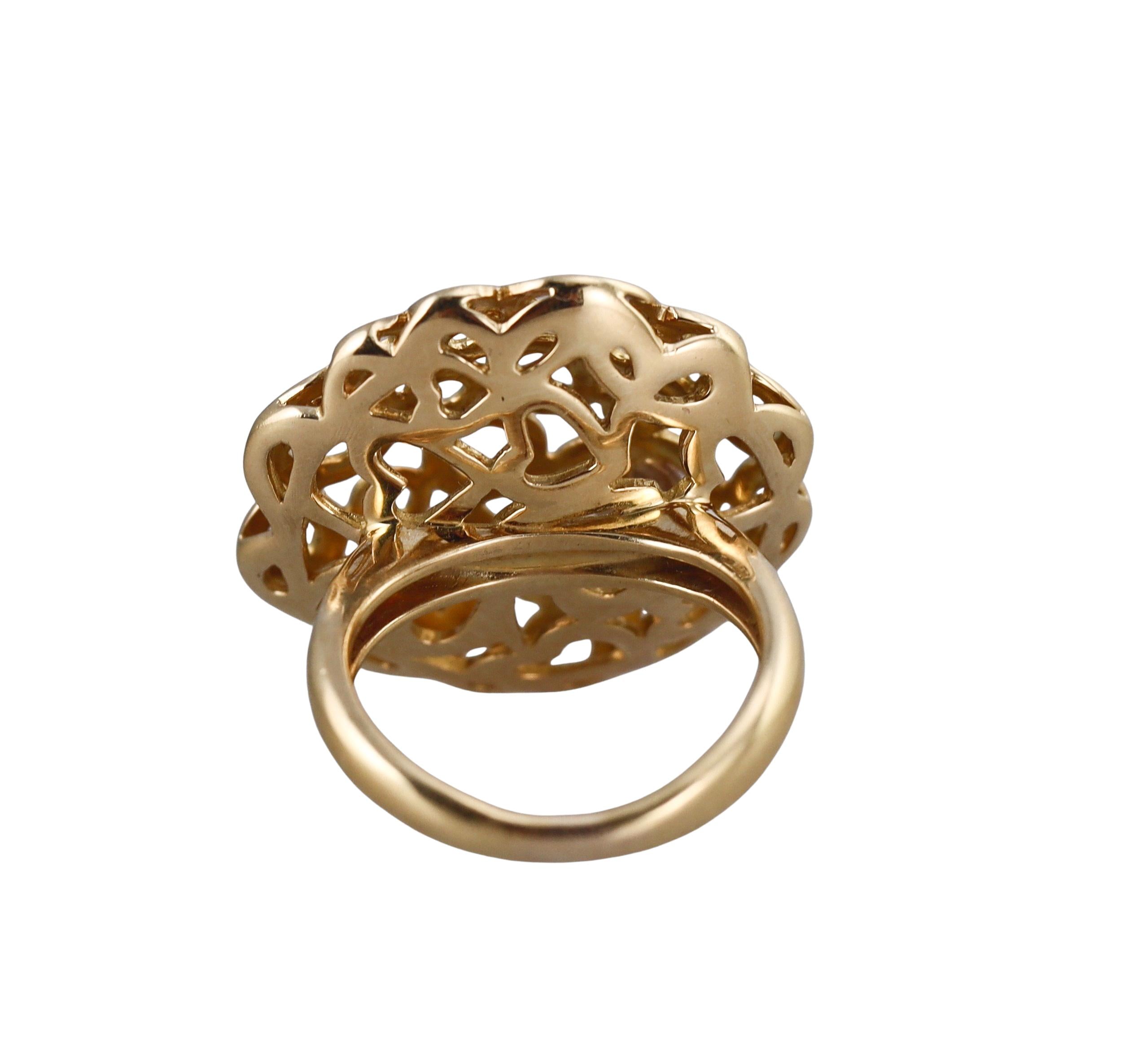 Roberto Coin Mauresque Gold Diamond Ring
