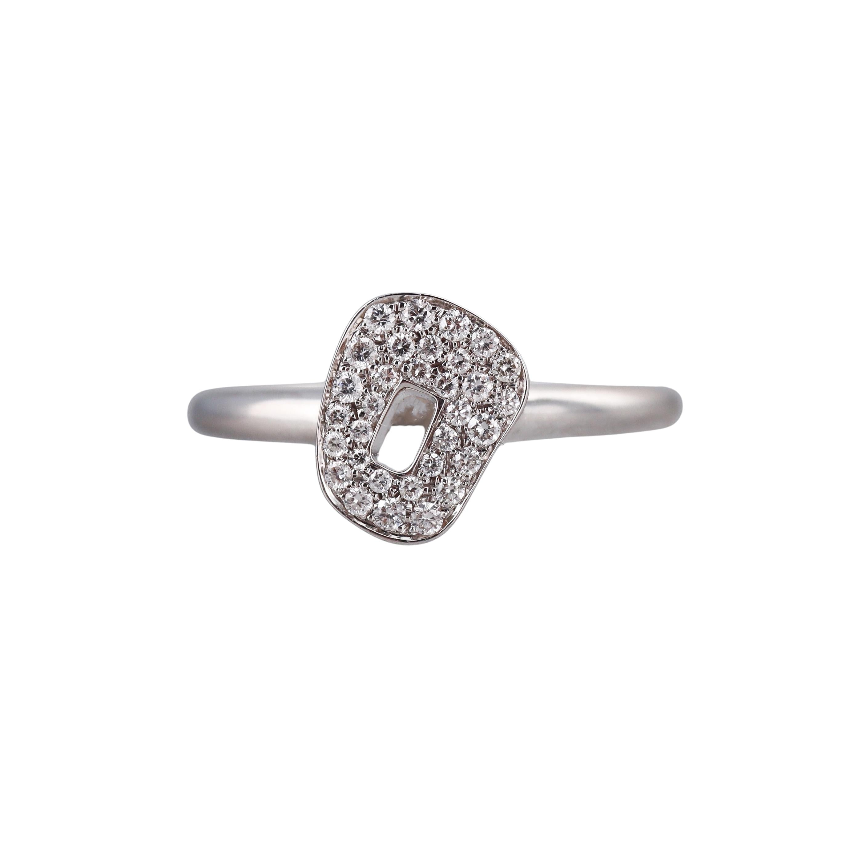Mattioli Puzzle Diamond White Gold Ring