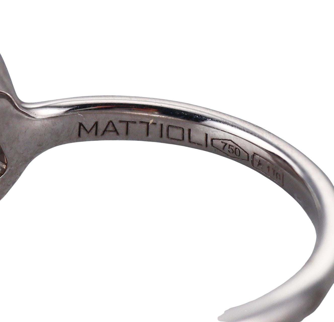 Mattioli Puzzle Diamond White Gold Ring