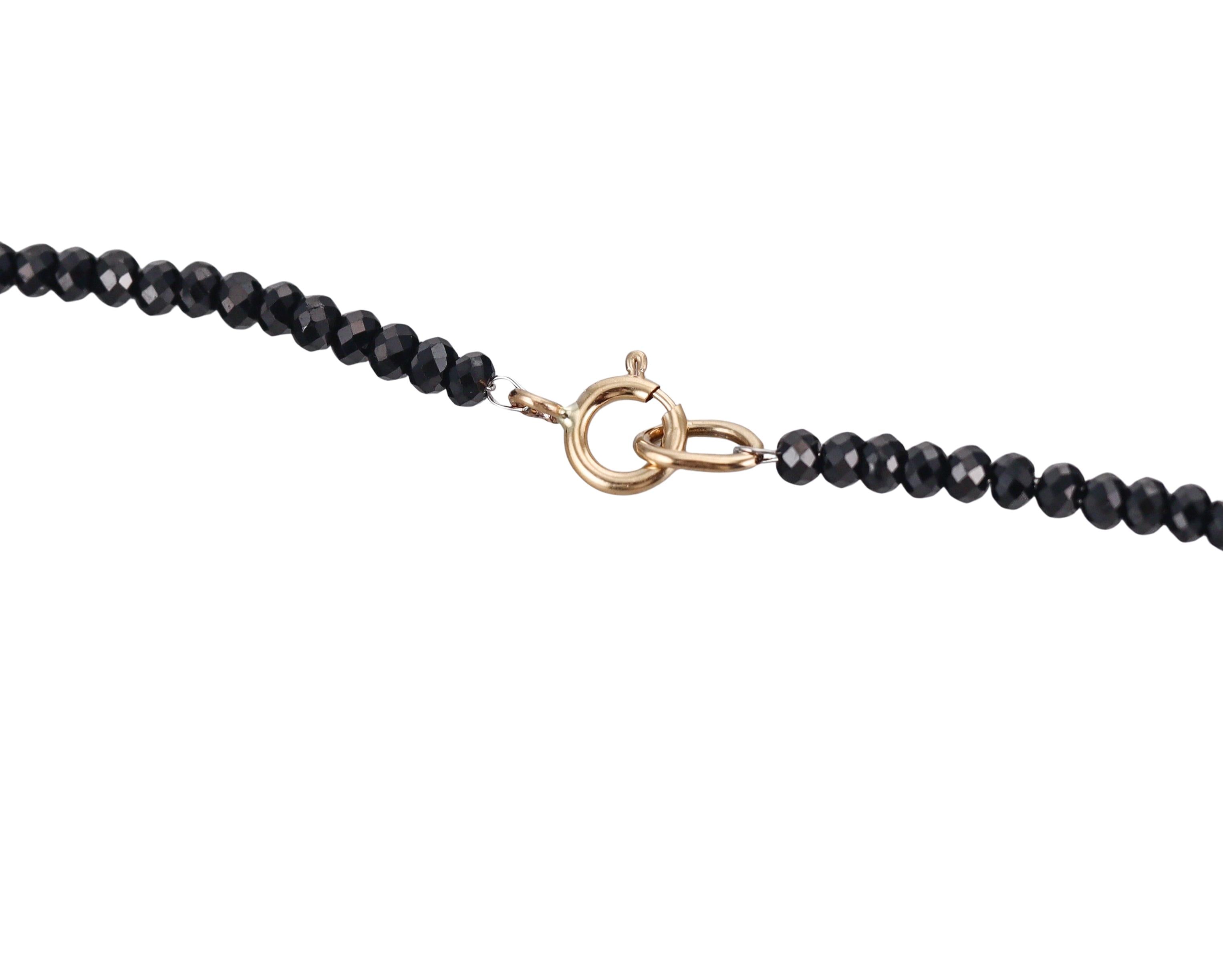 Mastrogioielli Gold Diamond Spinel Letter B Charm Necklace