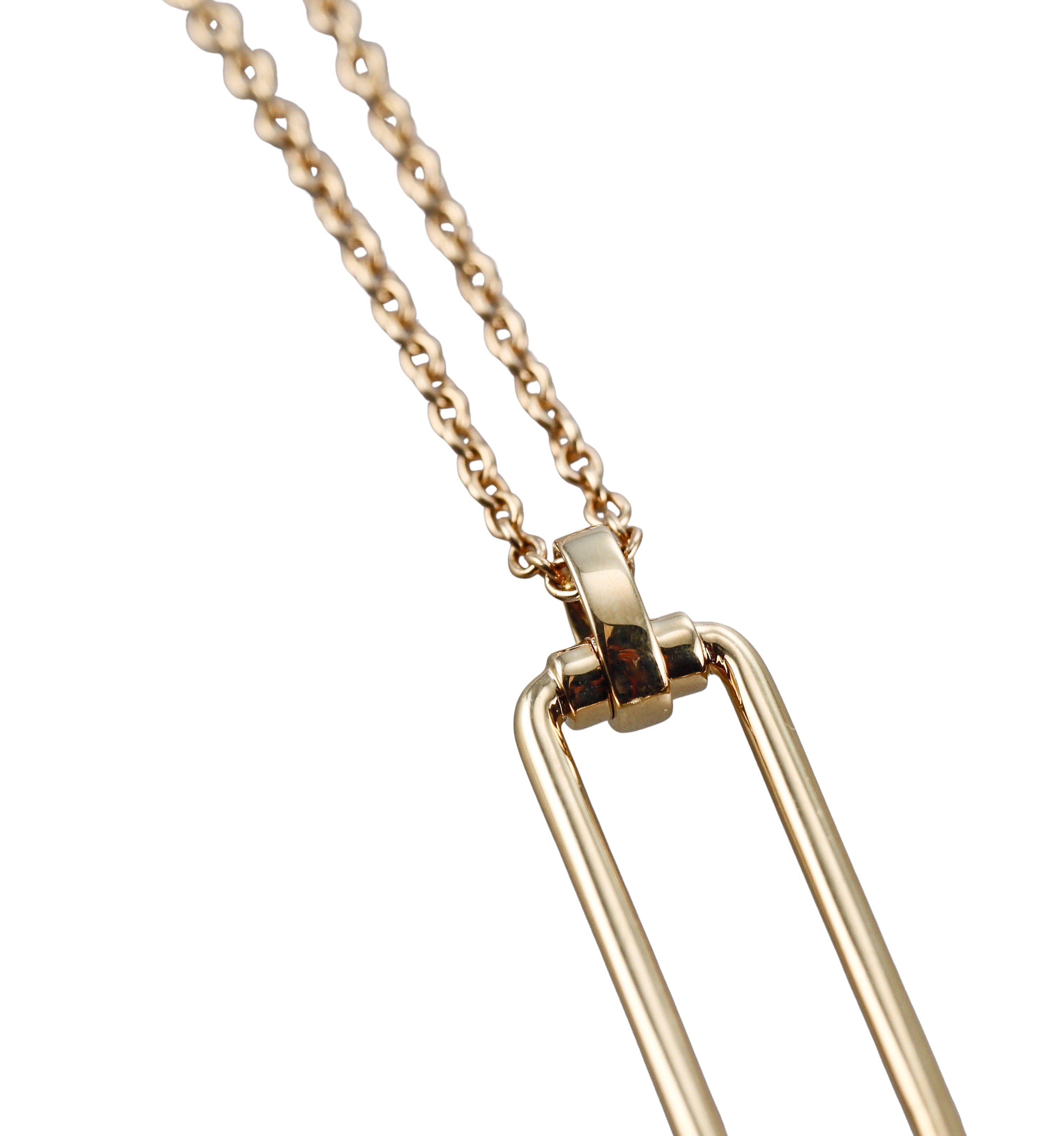 Roberto Coin Classica Parisienne Gold Diamond Double Chain Necklace