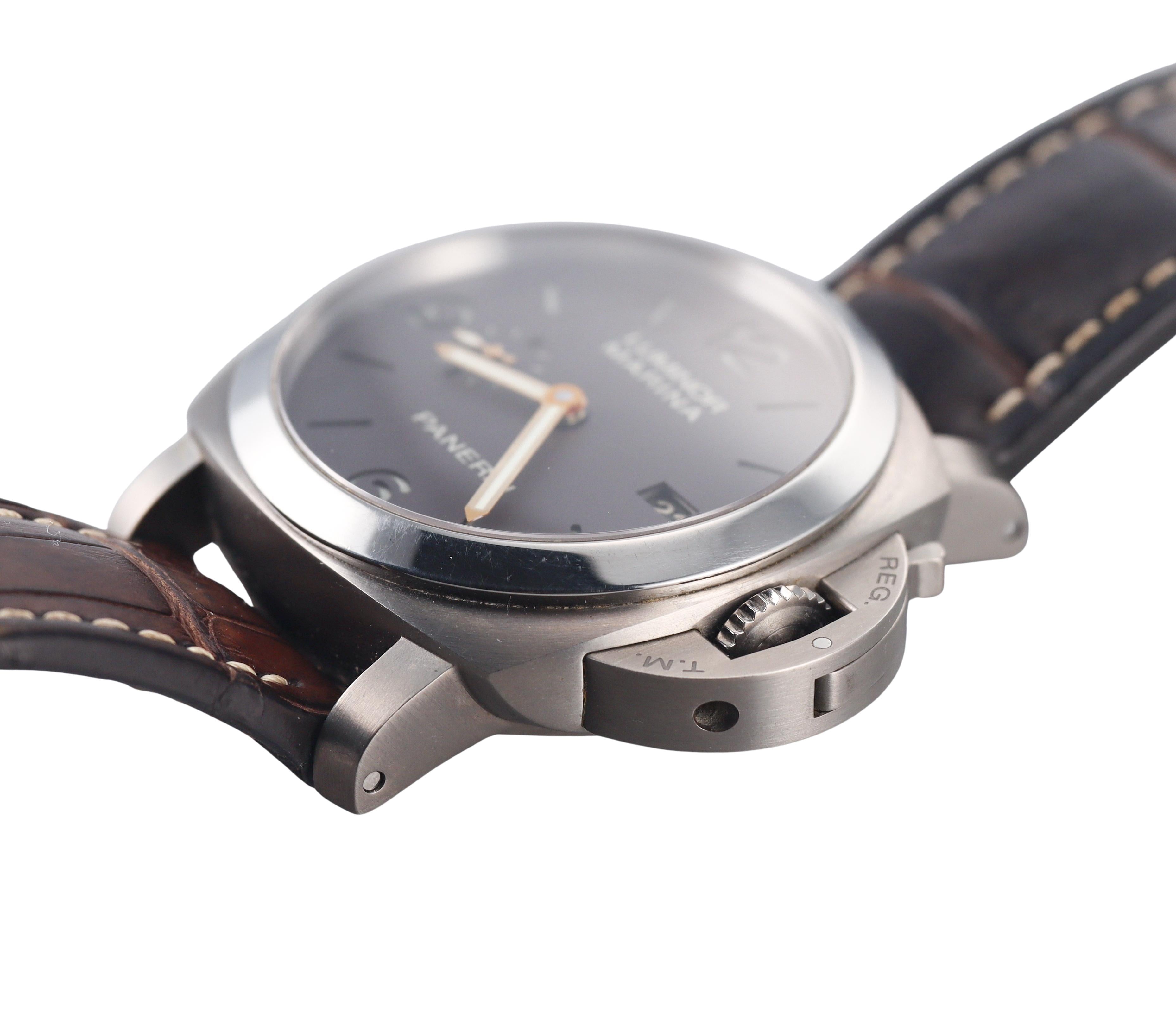Panerai Luminor Marina 1950 3 Days Titanium Watch PAM00351