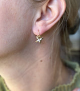 Mimi Milano Freevola Yellow Gold Diamond Butterfly Earrings