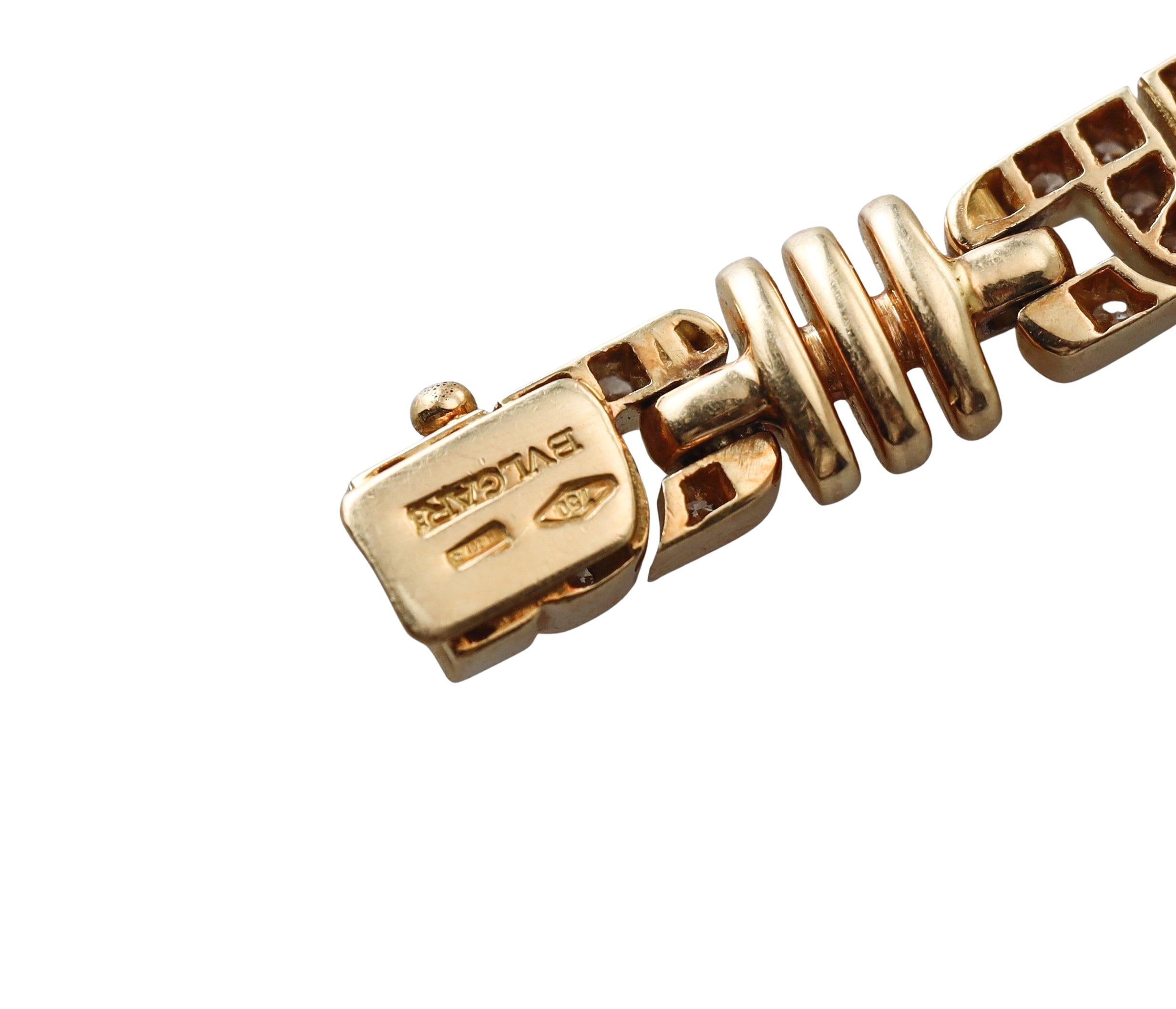 Bulgari Parentesi Diamond Gold Bracelet