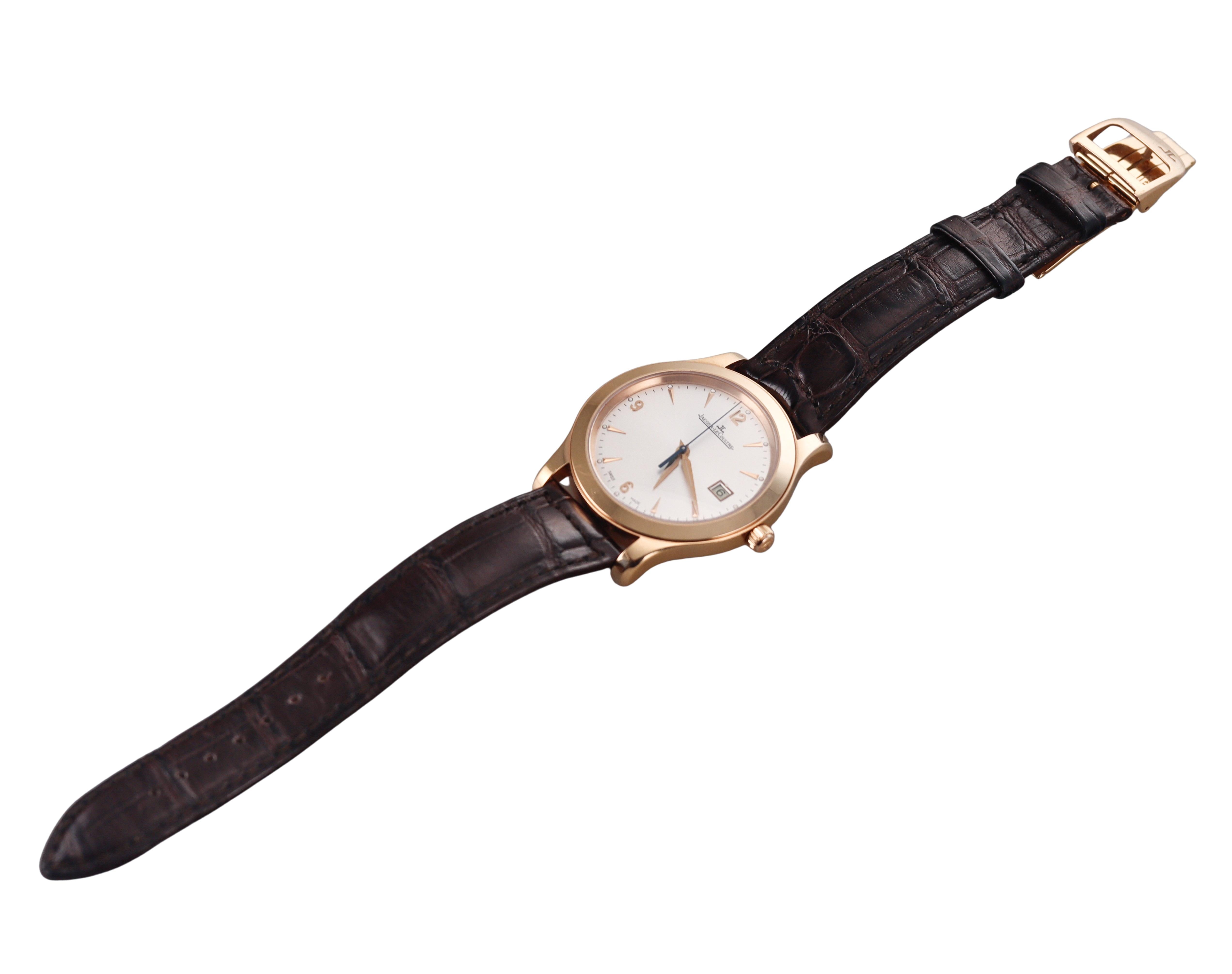 Jaeger-LeCoultre Master Control 18k Rose Gold Automatic Watch 147.2.37.S