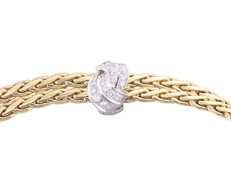 Pomellato 18k Gold Diamond Necklace