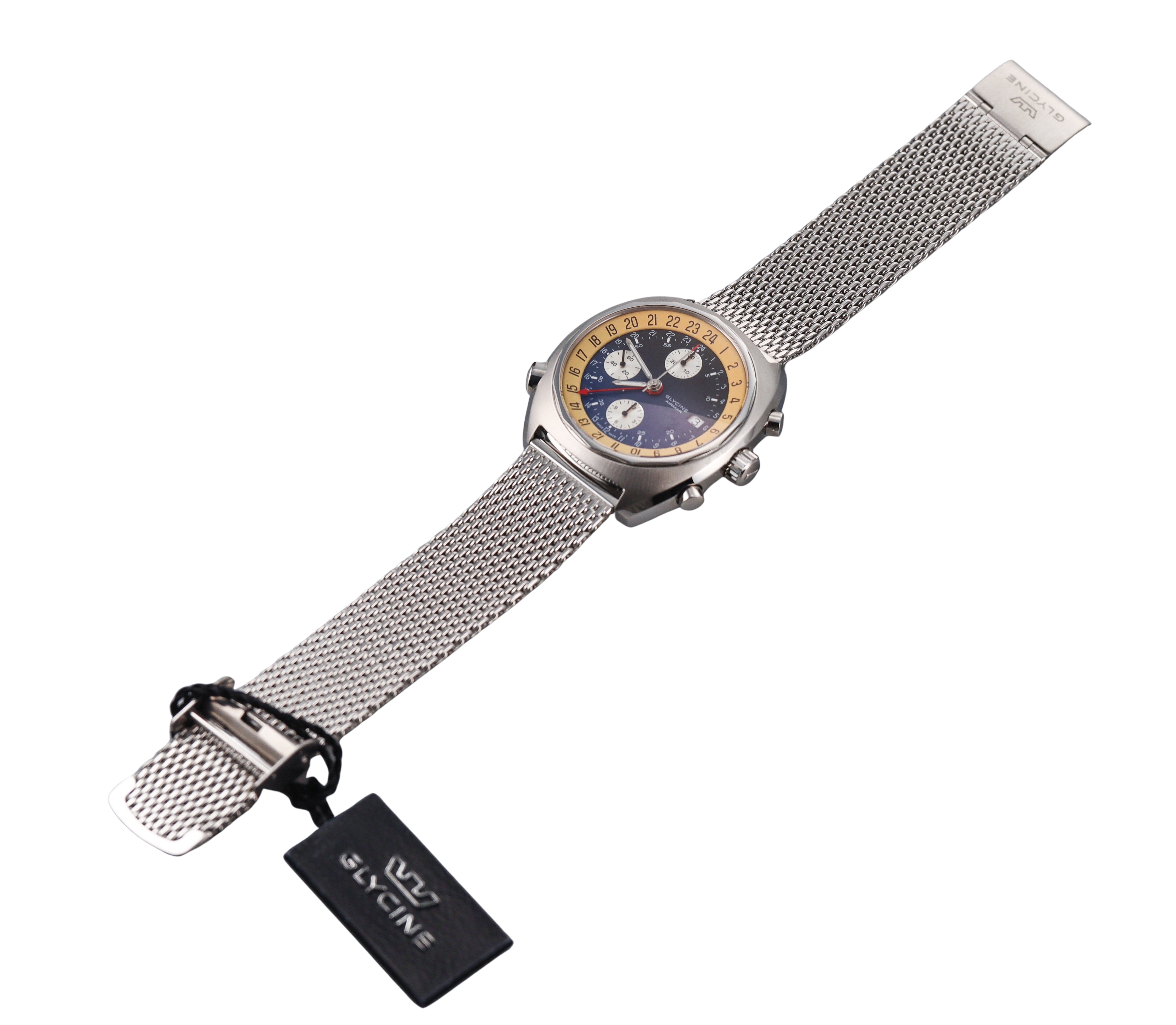 Glycine Airman Automatic Chronograph Watch 3902.186.MM