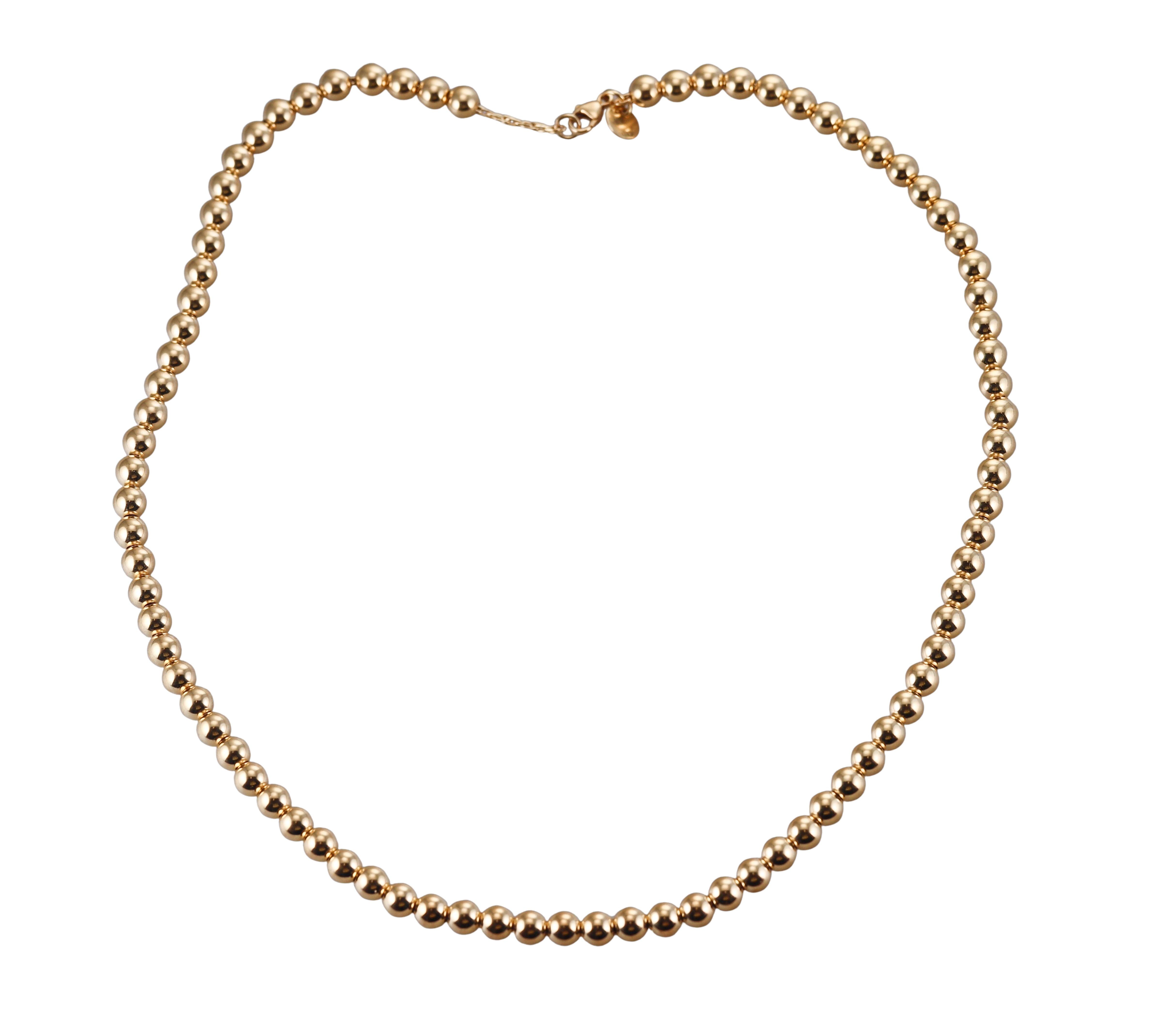 Tiffany & Co HardWear Yellow Gold Ball Necklace