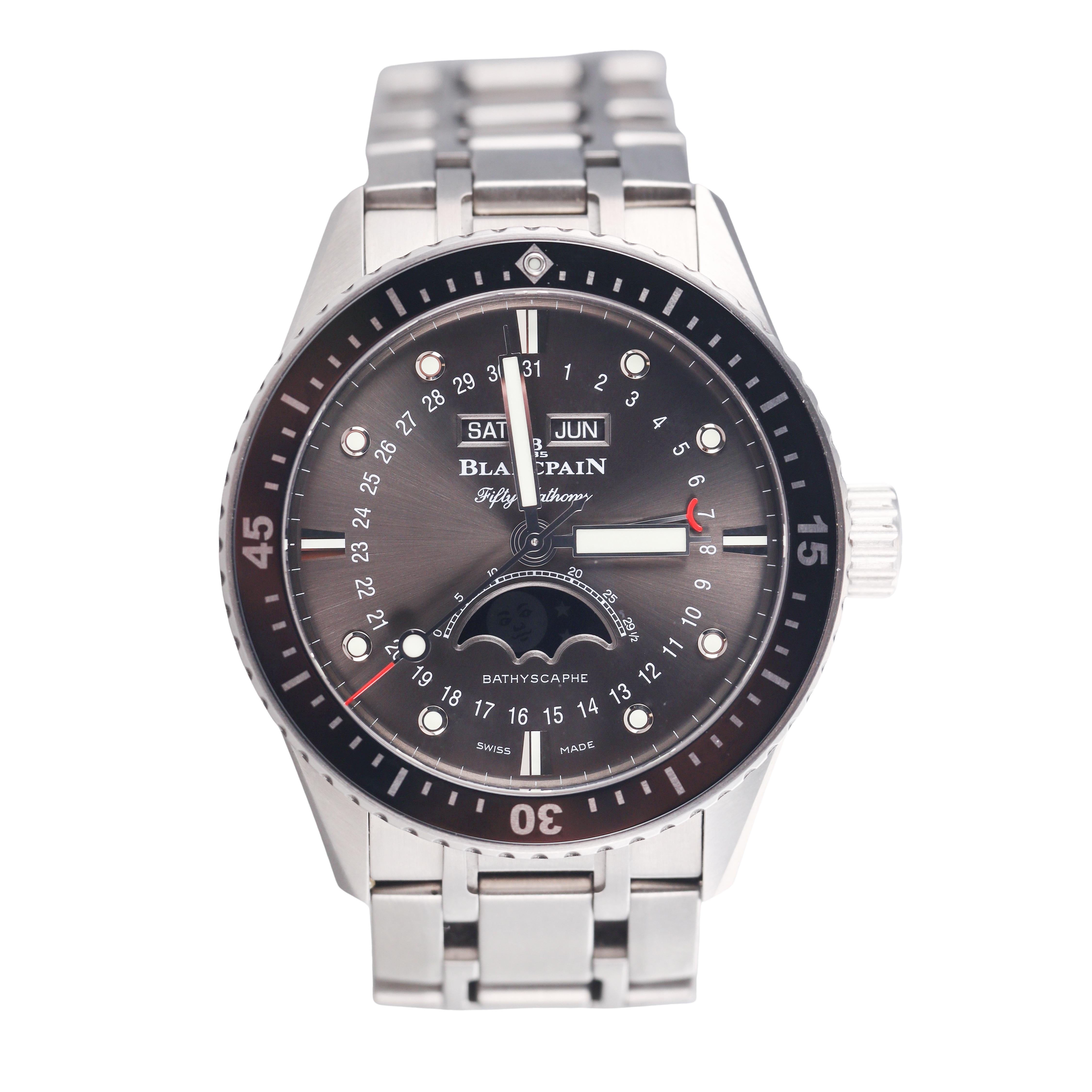 Blancpain Bathyscaphe Quantième Complet Phases de Lune 5054 1110