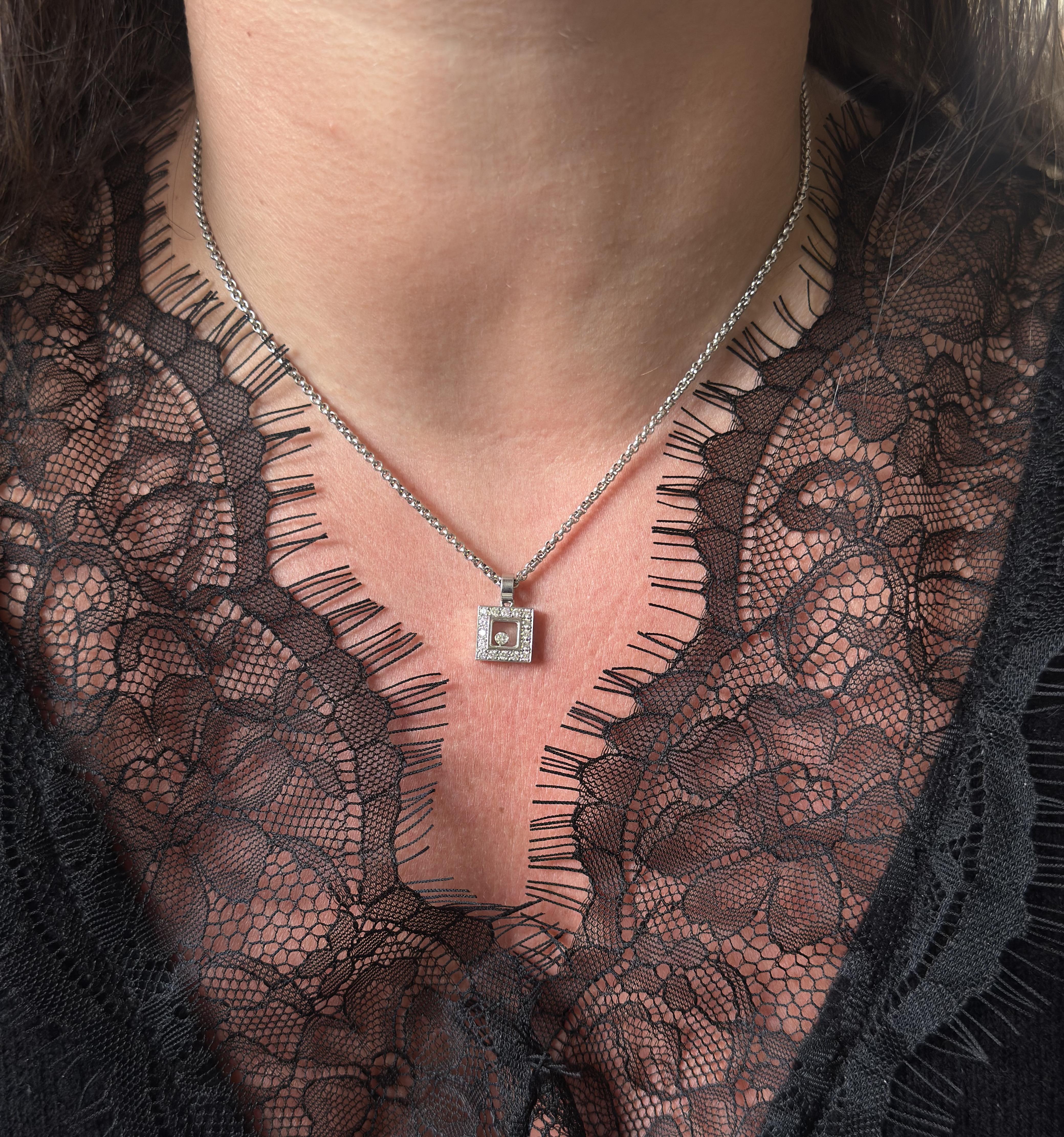 Chopard Happy Diamonds Gold Pendant Necklace 79/2896-20