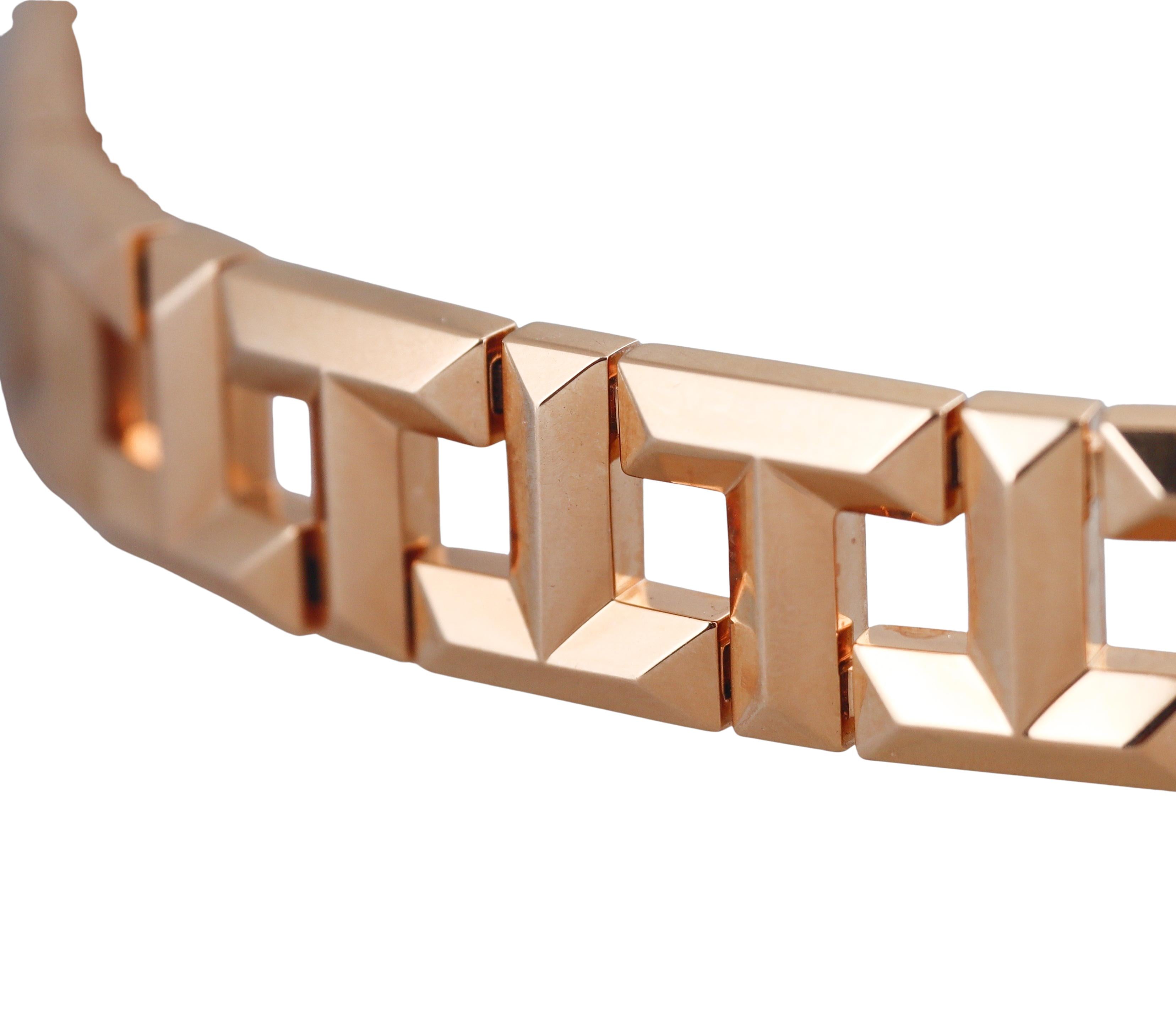 Tiffany & Co T True Collar Rose Gold Choker Necklace