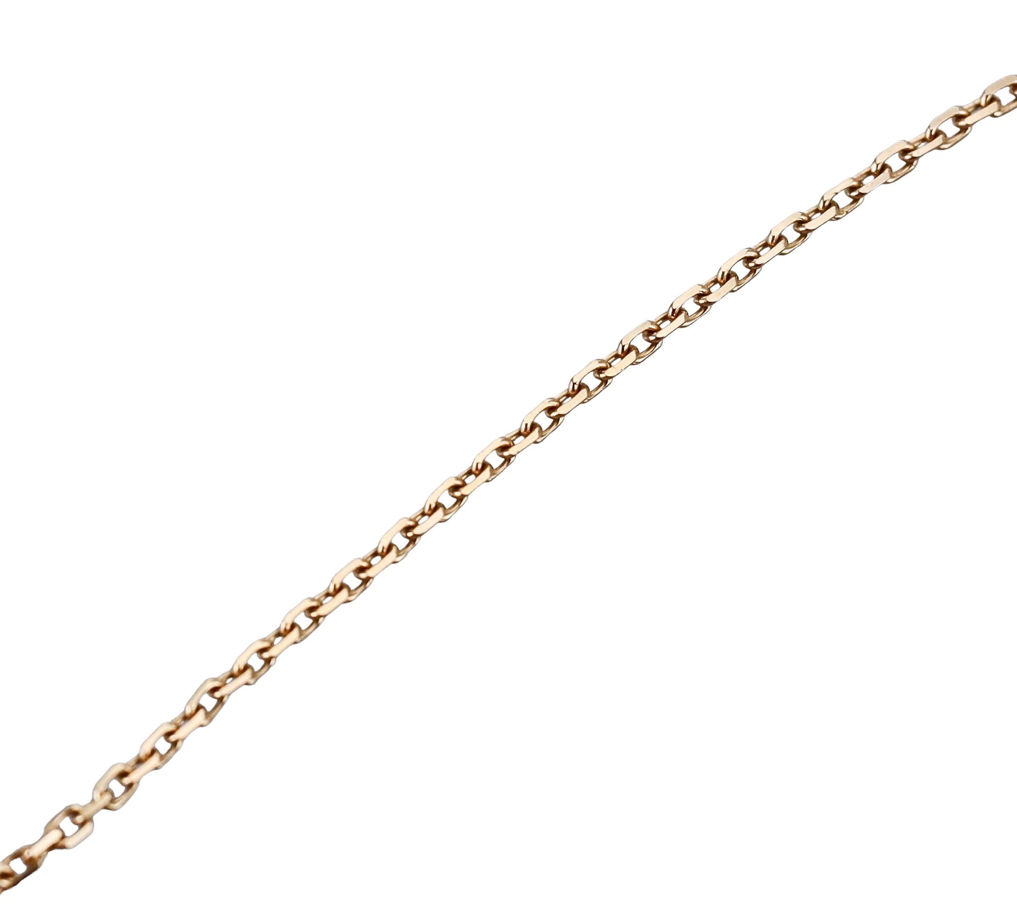 Cartier Love Yellow Gold Half Pave Diamond Pendant Necklace