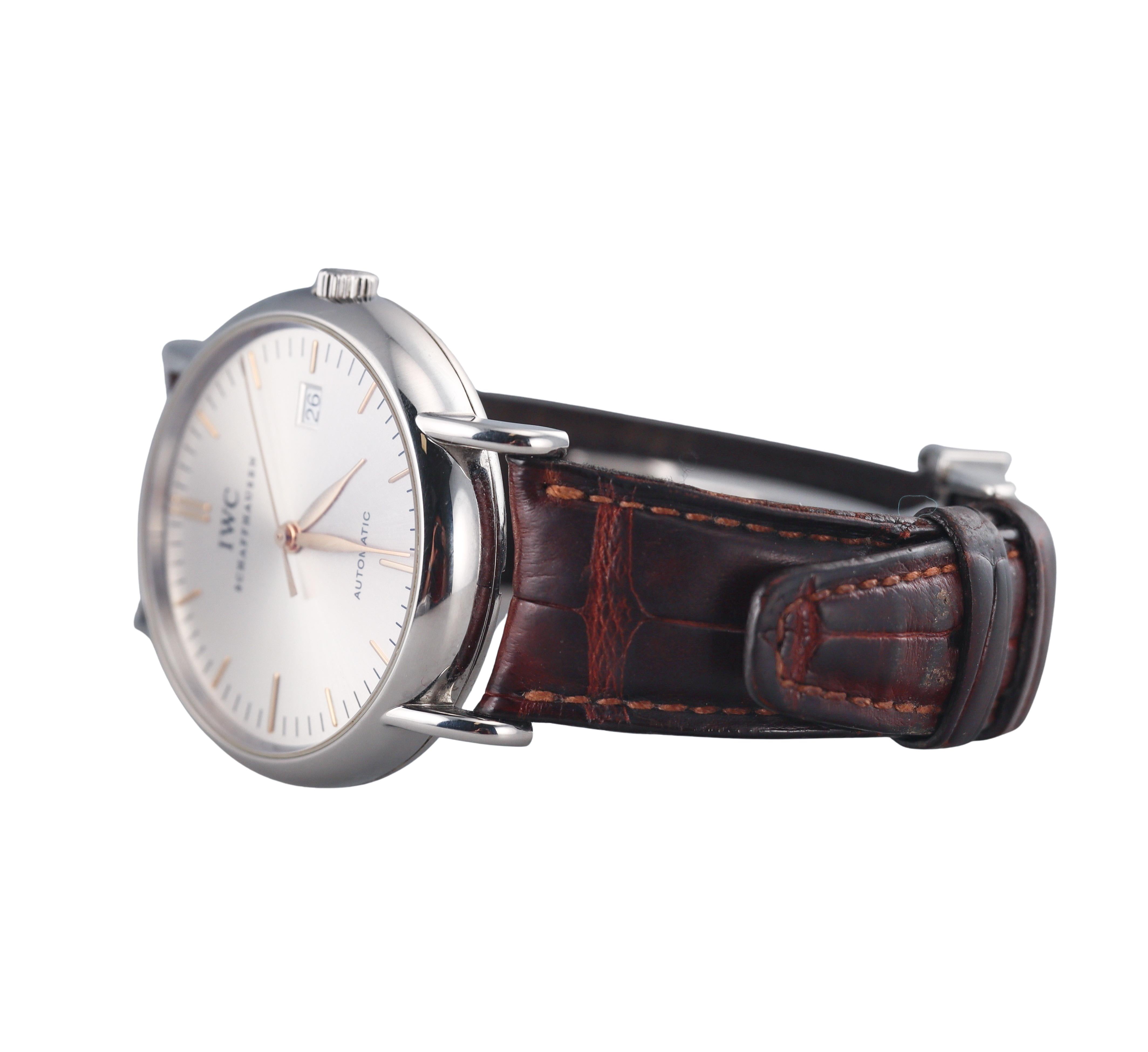 IWC Portofino Stainless Steel Automatic Watch IW356307