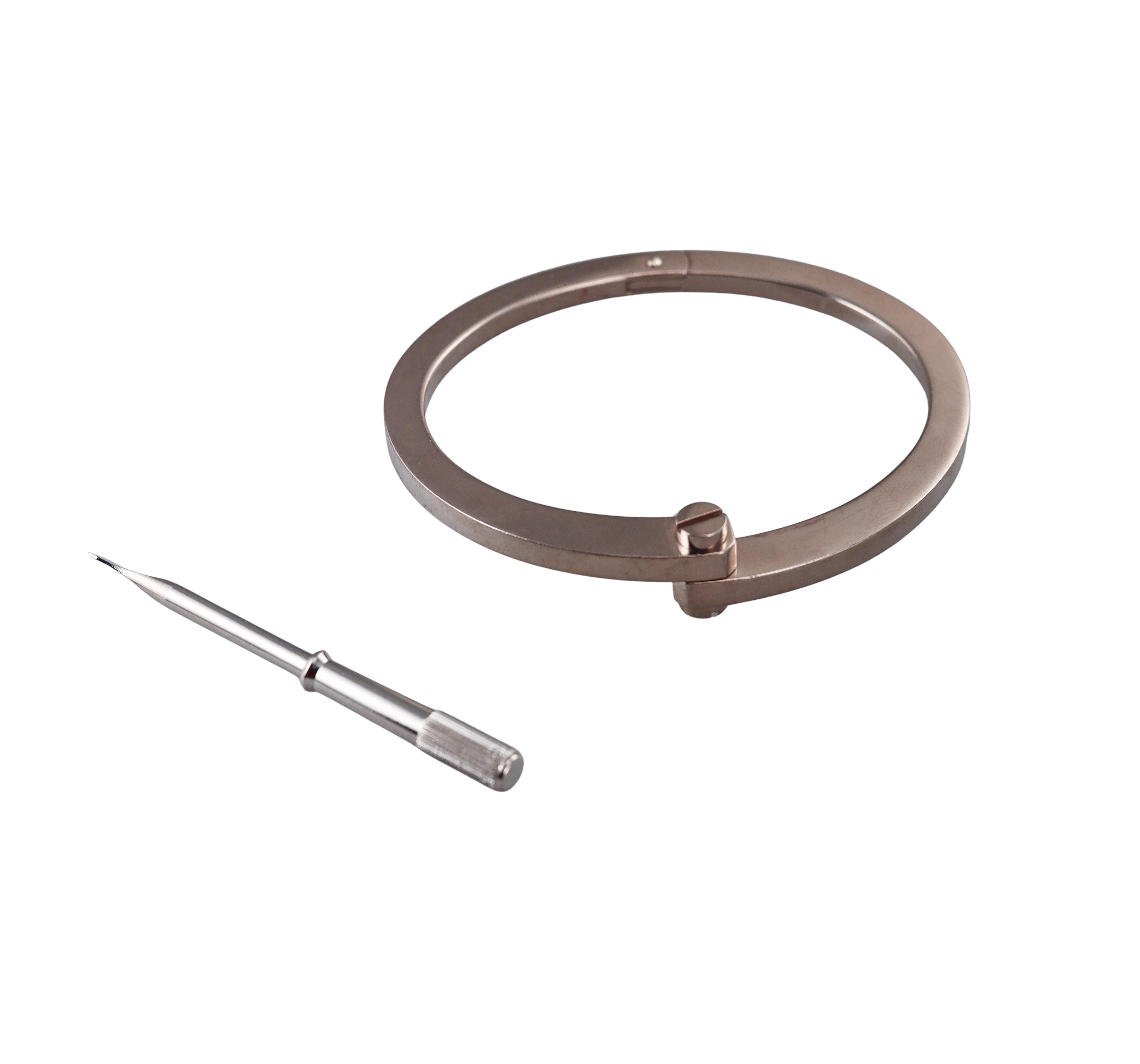 Cartier Menottes White Gold Bangle Bracelet