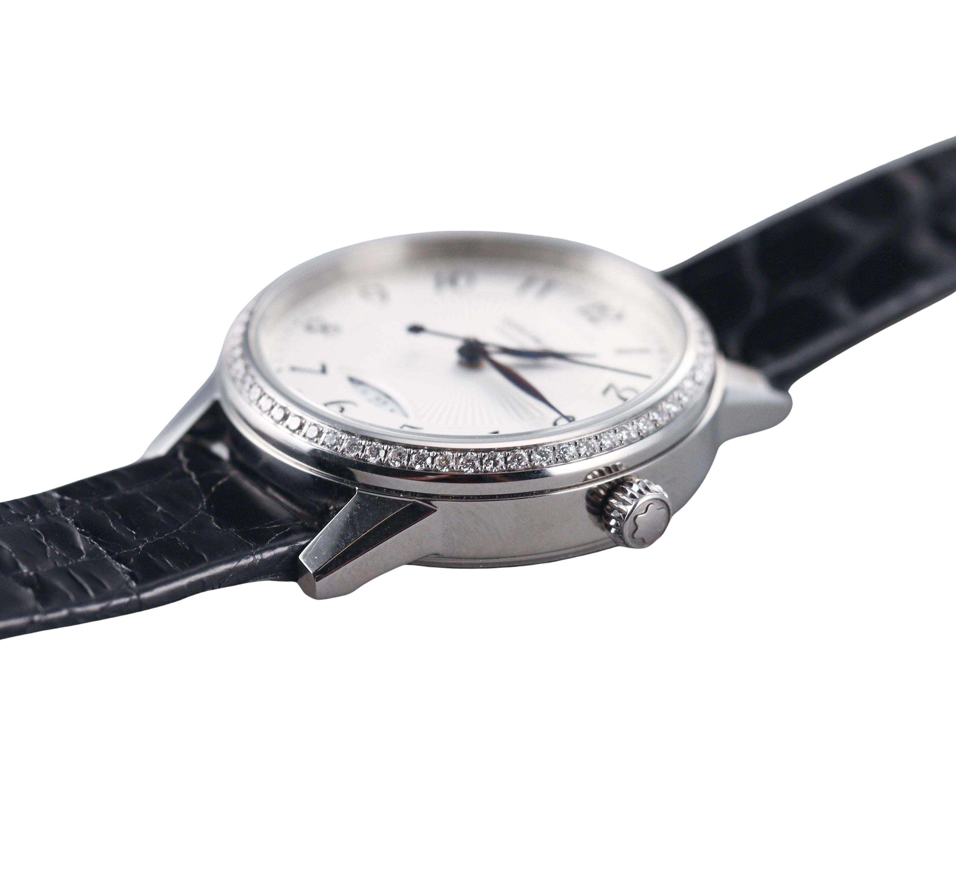 Montblanc Lady Boheme Diamond Steel Automatic Watch 111057