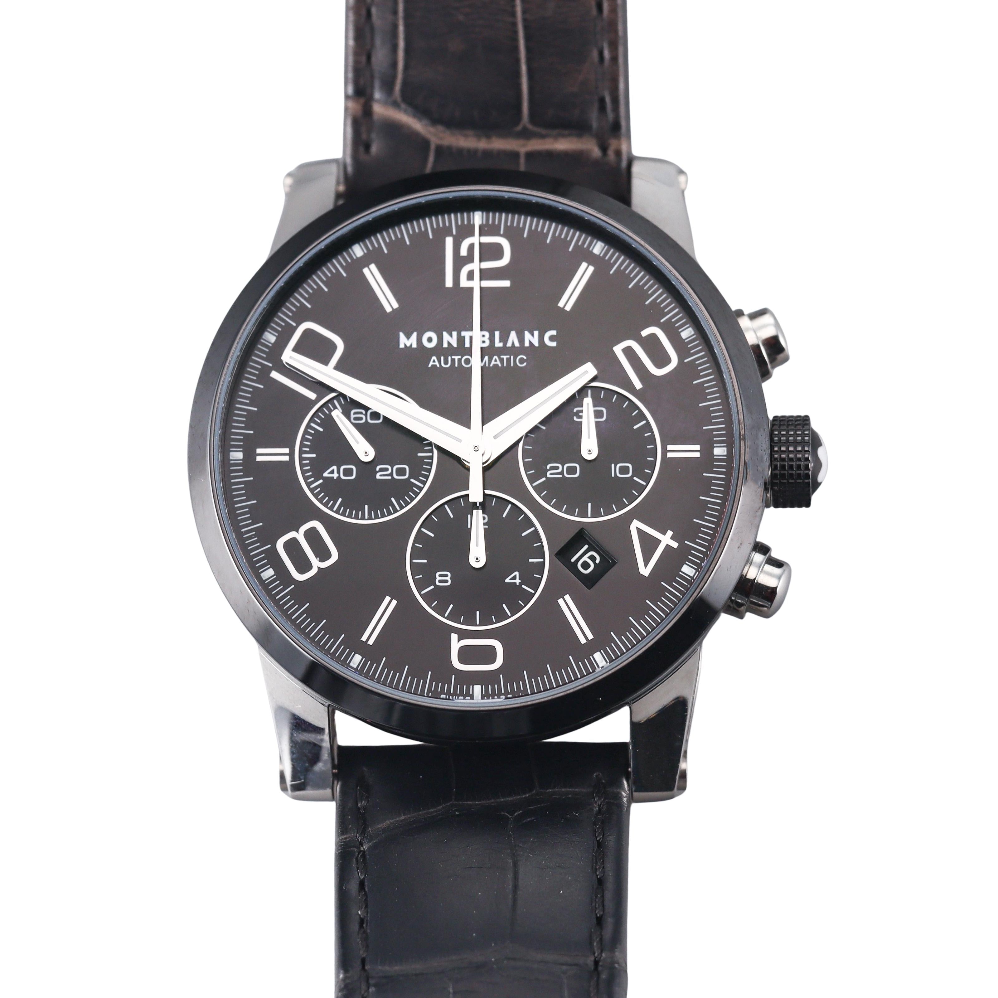 Montblanc Timewalker Chronograph Automatic Steel Watch 102365