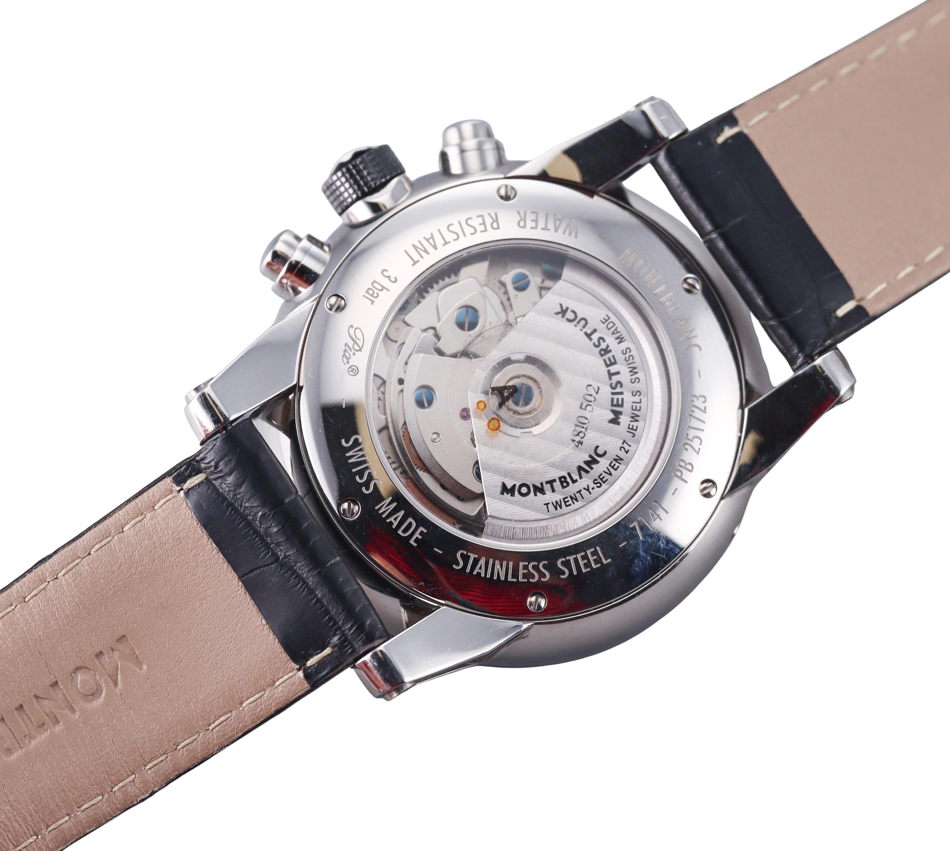 Montblanc Timewalker Chronograph Automatic Steel Watch 102365