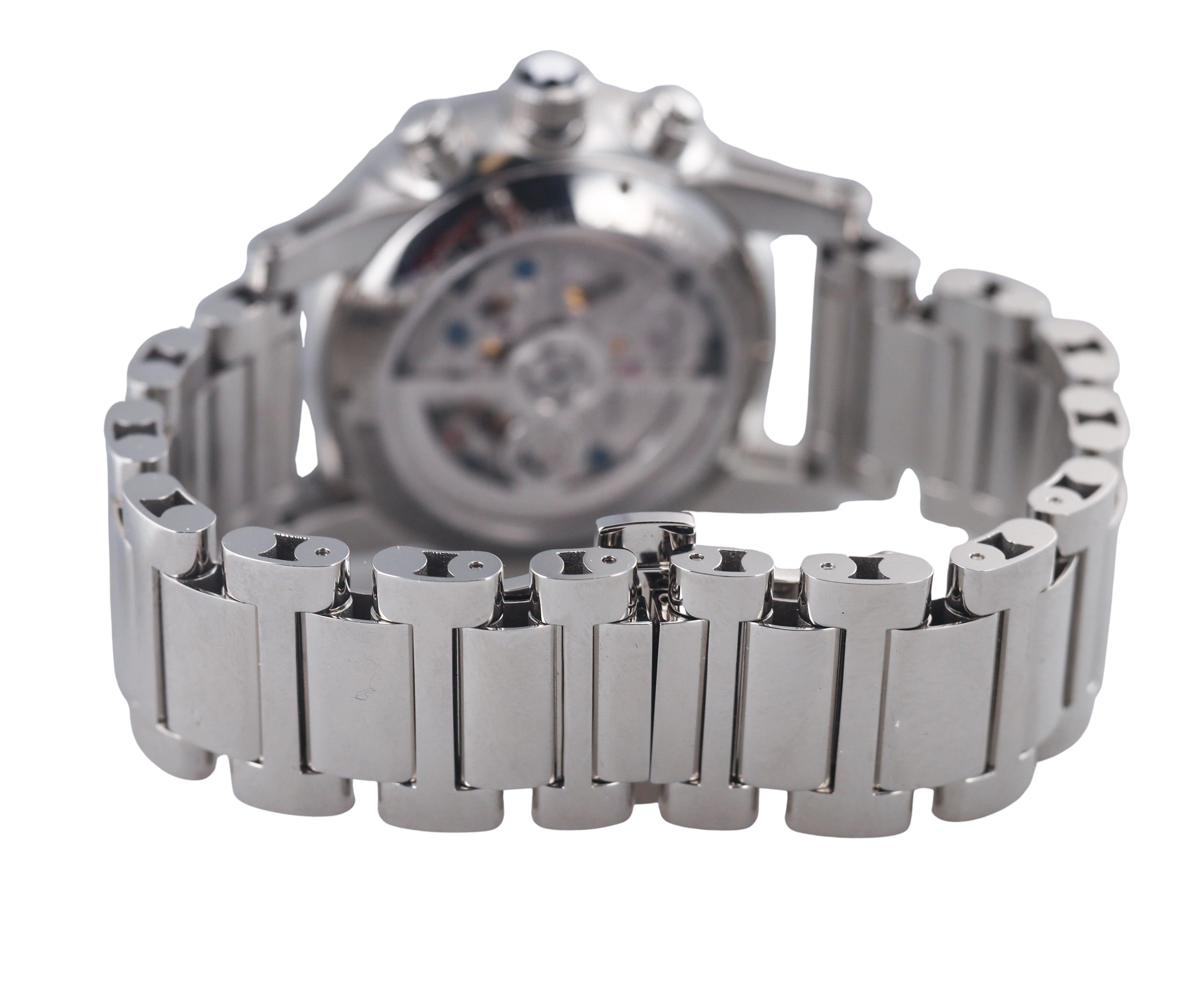 Montblanc Timewalker Twinfly Chronograph Steel Automatic Watch 109133