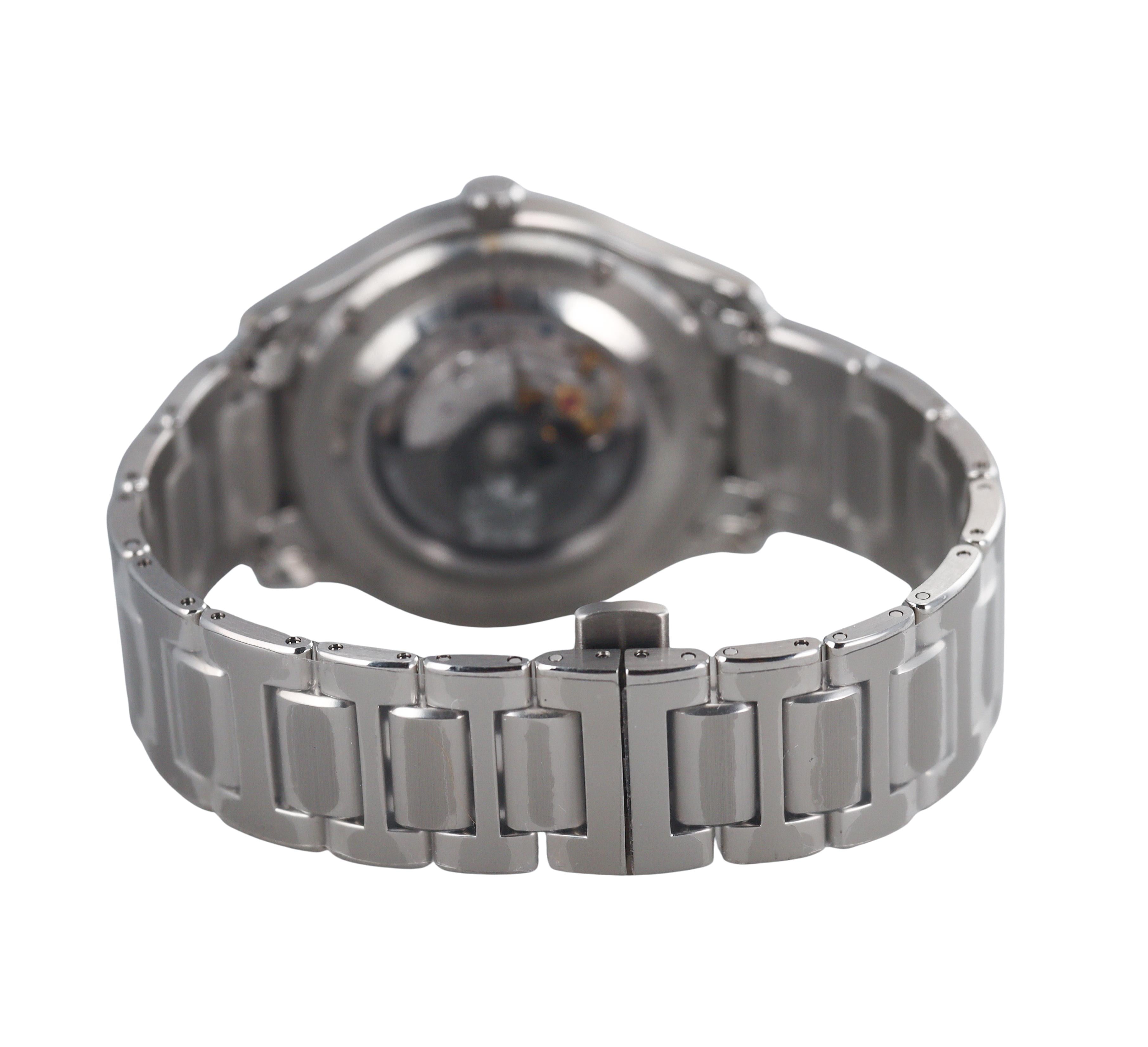 Piaget Polo Date 36mm Diamond Dial Steel Automatic Watch G0A46019