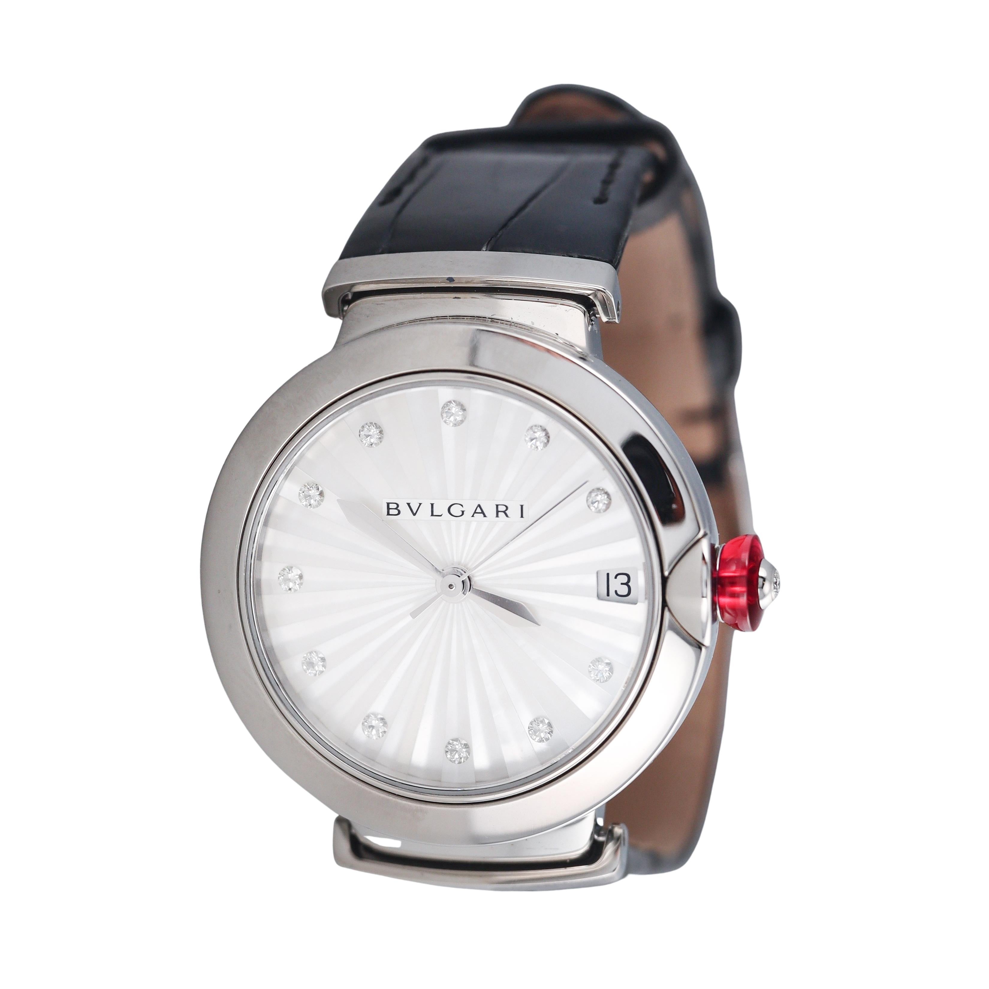 Bvlgari Lvcea MOP Diamond Automatic Ladies Watch 103478