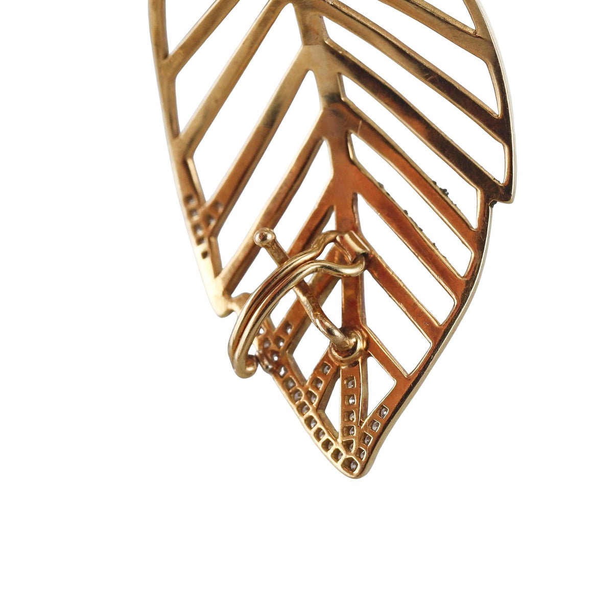 Tiffany & Co Angela Cummings Diamond Gold Leaf Bracelet
