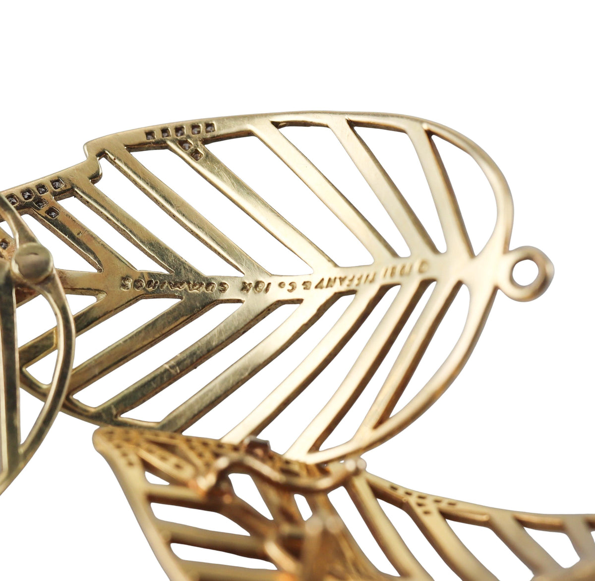 Tiffany & Co Angela Cummings Diamond Gold Leaf Bracelet