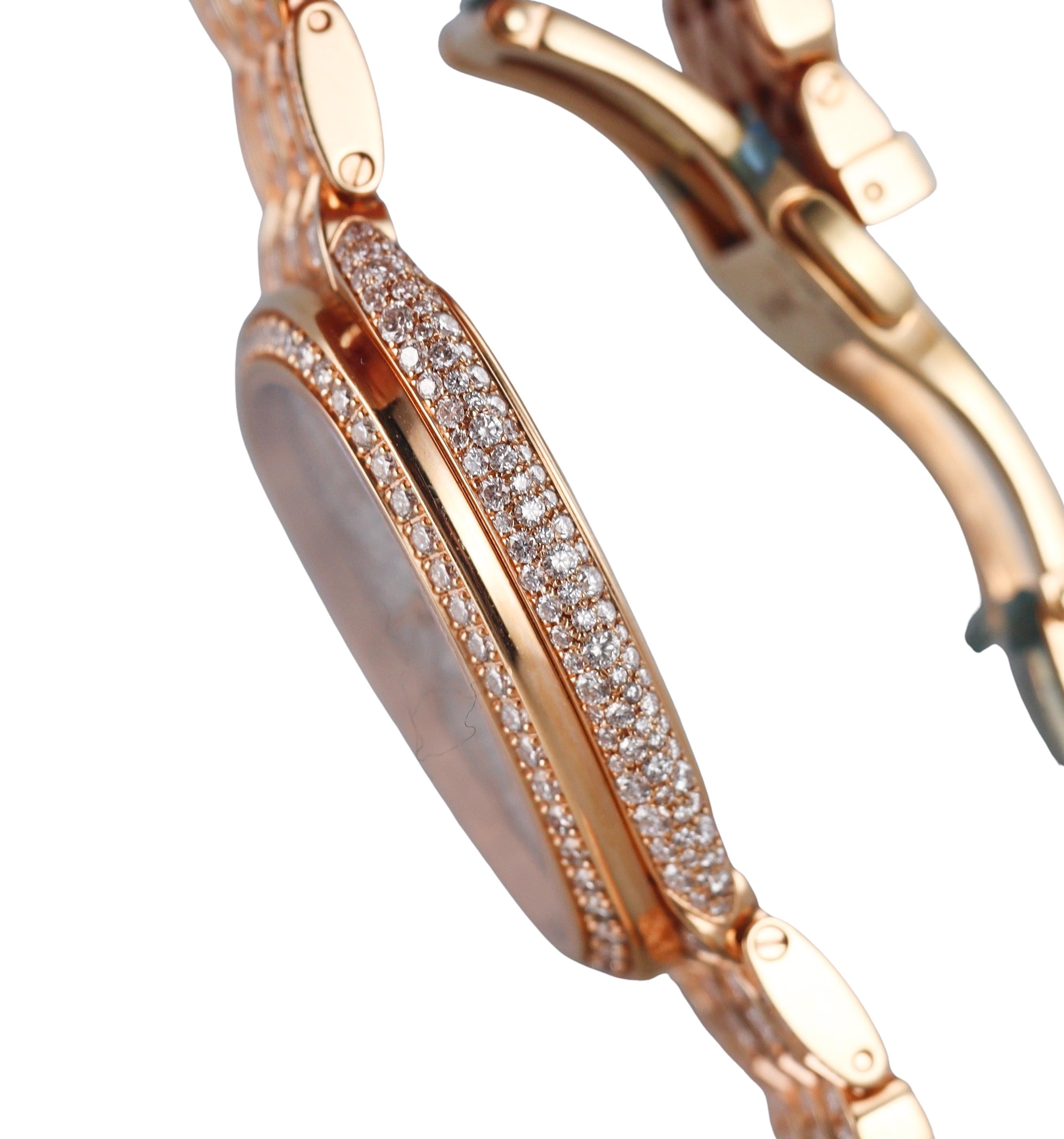 Bvlgari Serpenti Seduttori 18k Rose Gold Diamond Quartz Ladies Watch 103160