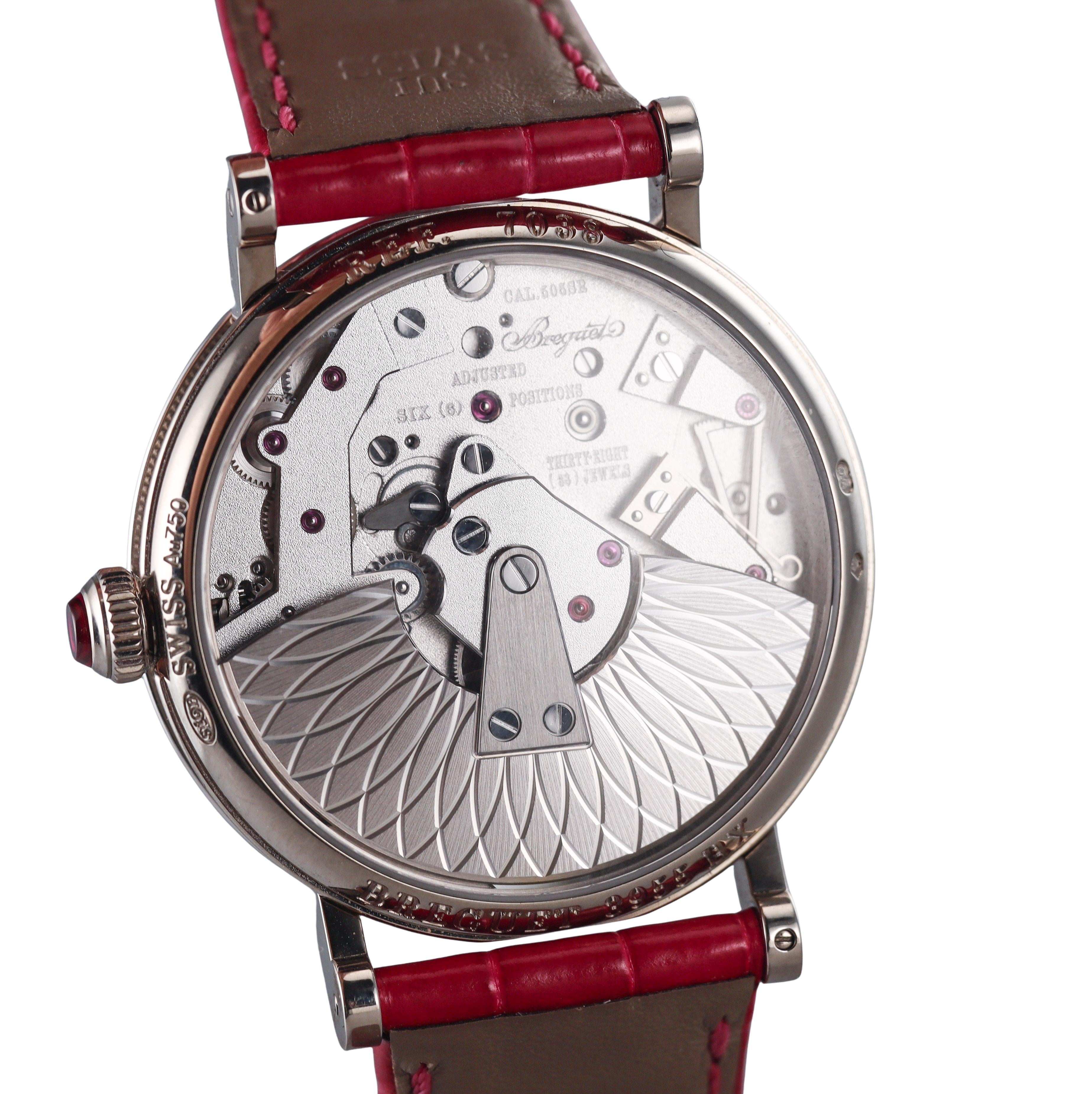 Breguet Tradition Dame Automatic Gold Diamond Watch G7038BB/1T