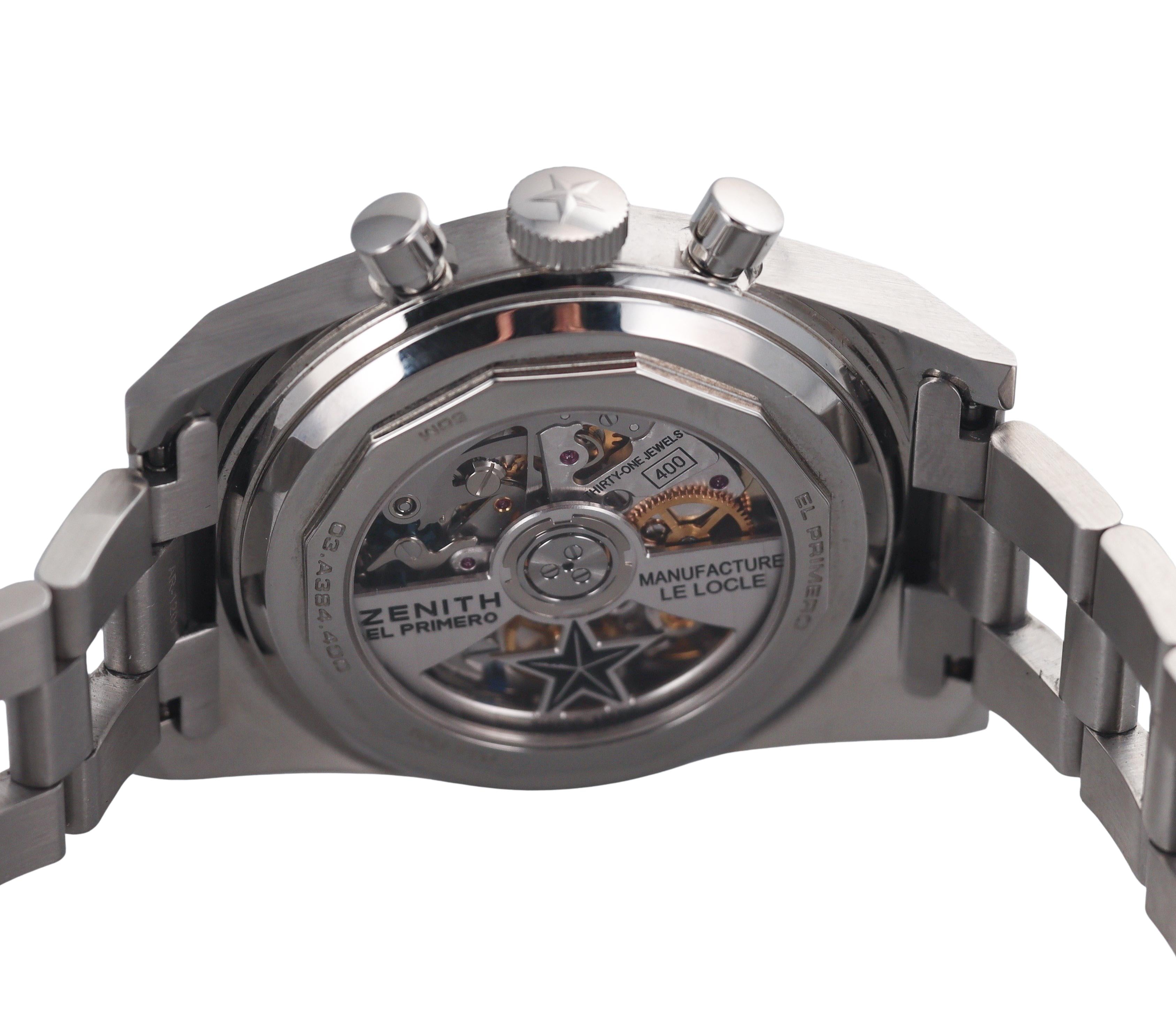 Zenith El Primero Chronomaster Revival A384 Automatic Watch 03.A384.400/21.M384