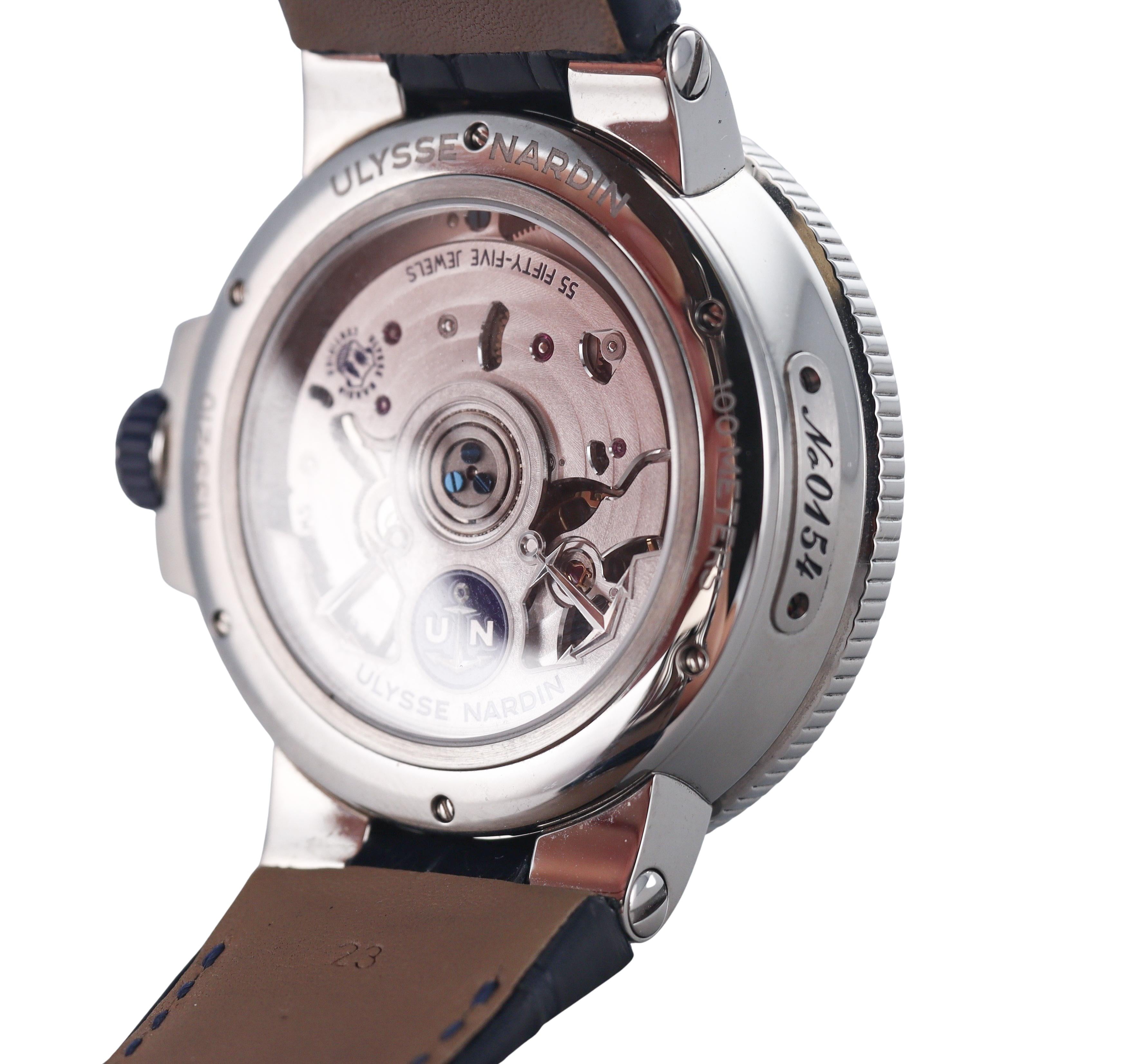 Ulysse Nardin Marine Chronometer Annual Calendar Watch 1133-210-E3-0154