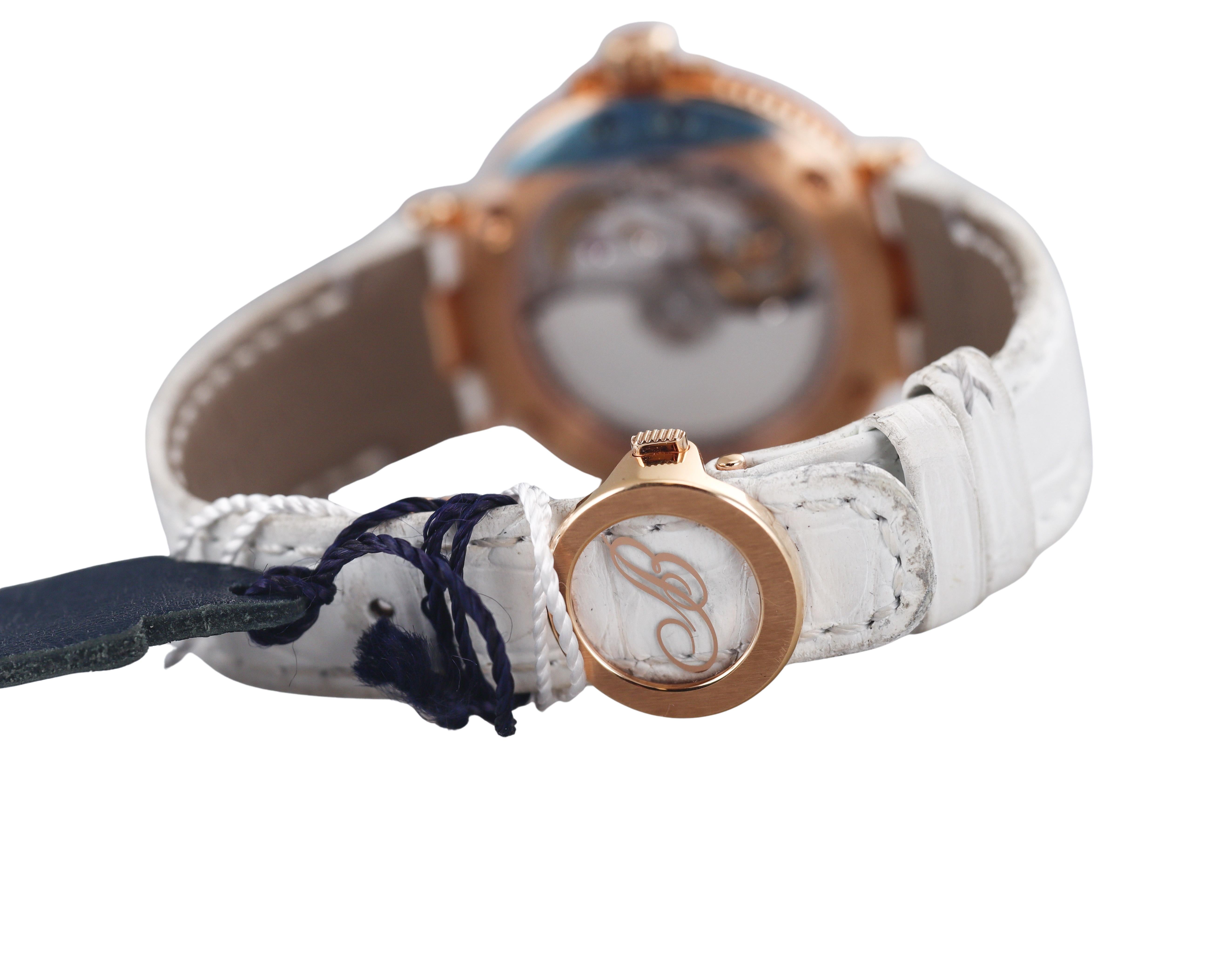 Breguet Marine 9518 Rose Gold Diamond Guilloche Dial Watch G9518BR/52