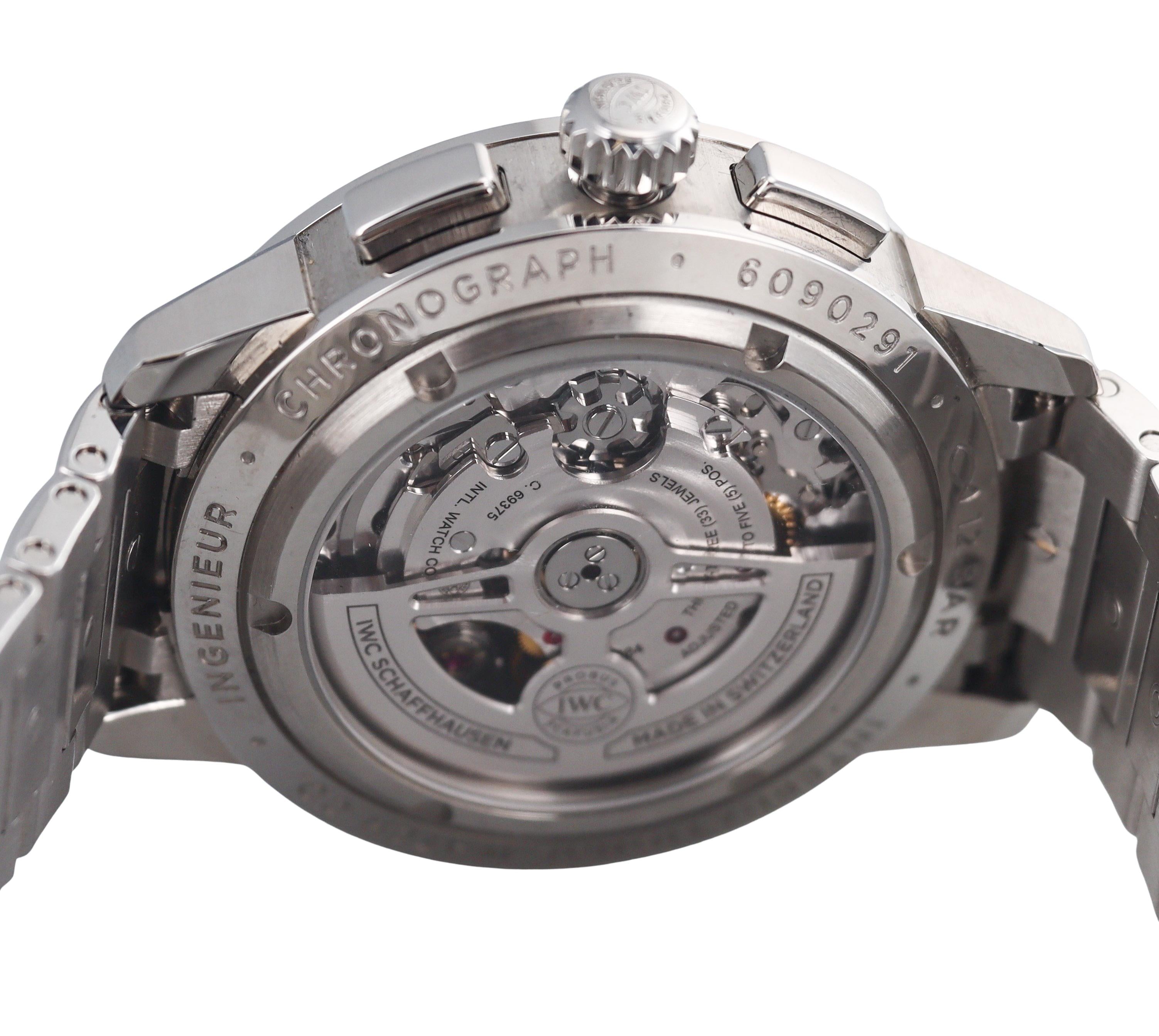 IWC Ingenieur Chronograph Steel Automatic Watch IW380801