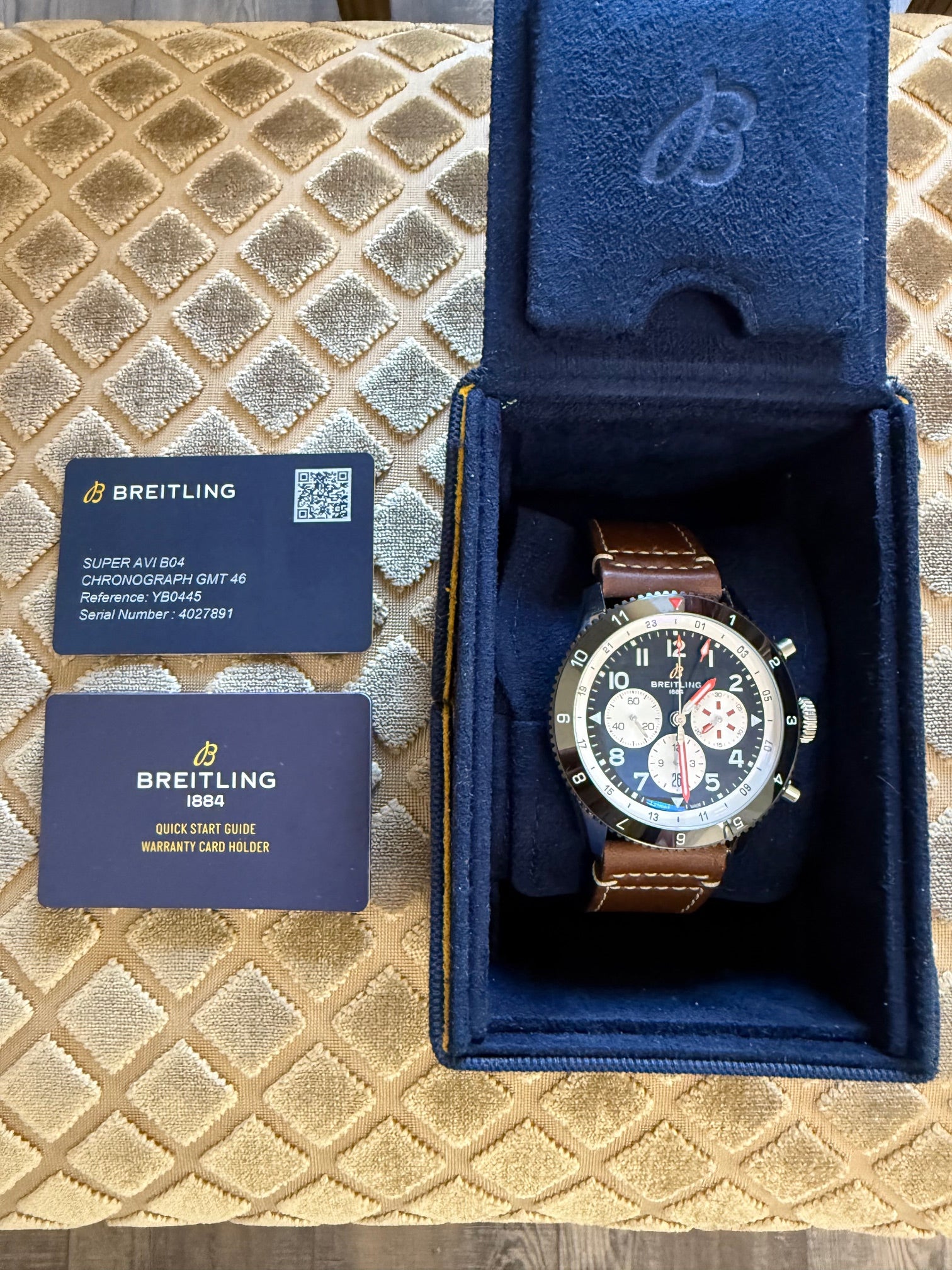 Breitling Super AVI B04 Chronograph GMT 46 Mosquito Watch YB0445