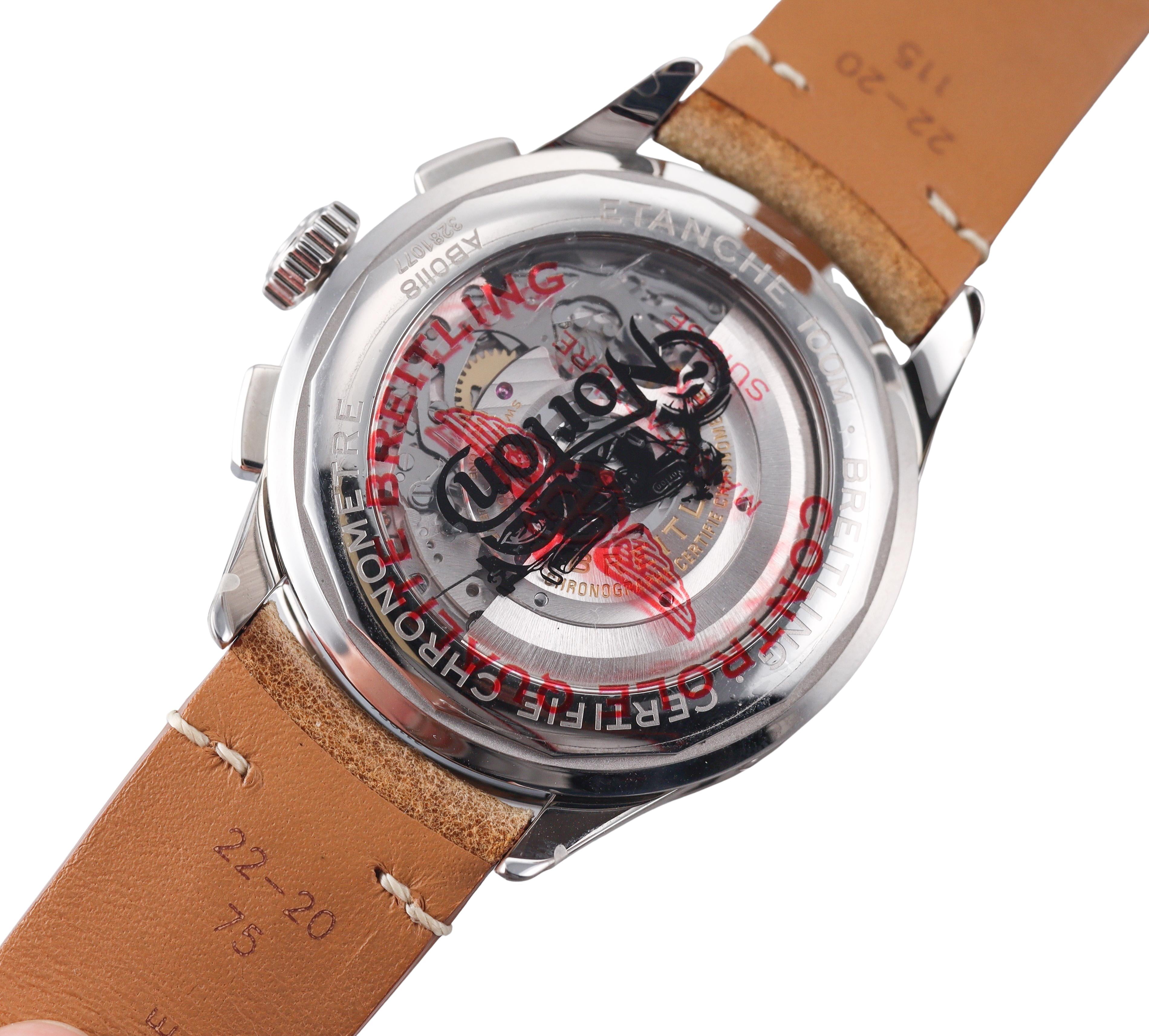 Breitling Premier B01 Chronograph 42 Norton Watch AB0118A21B1X1