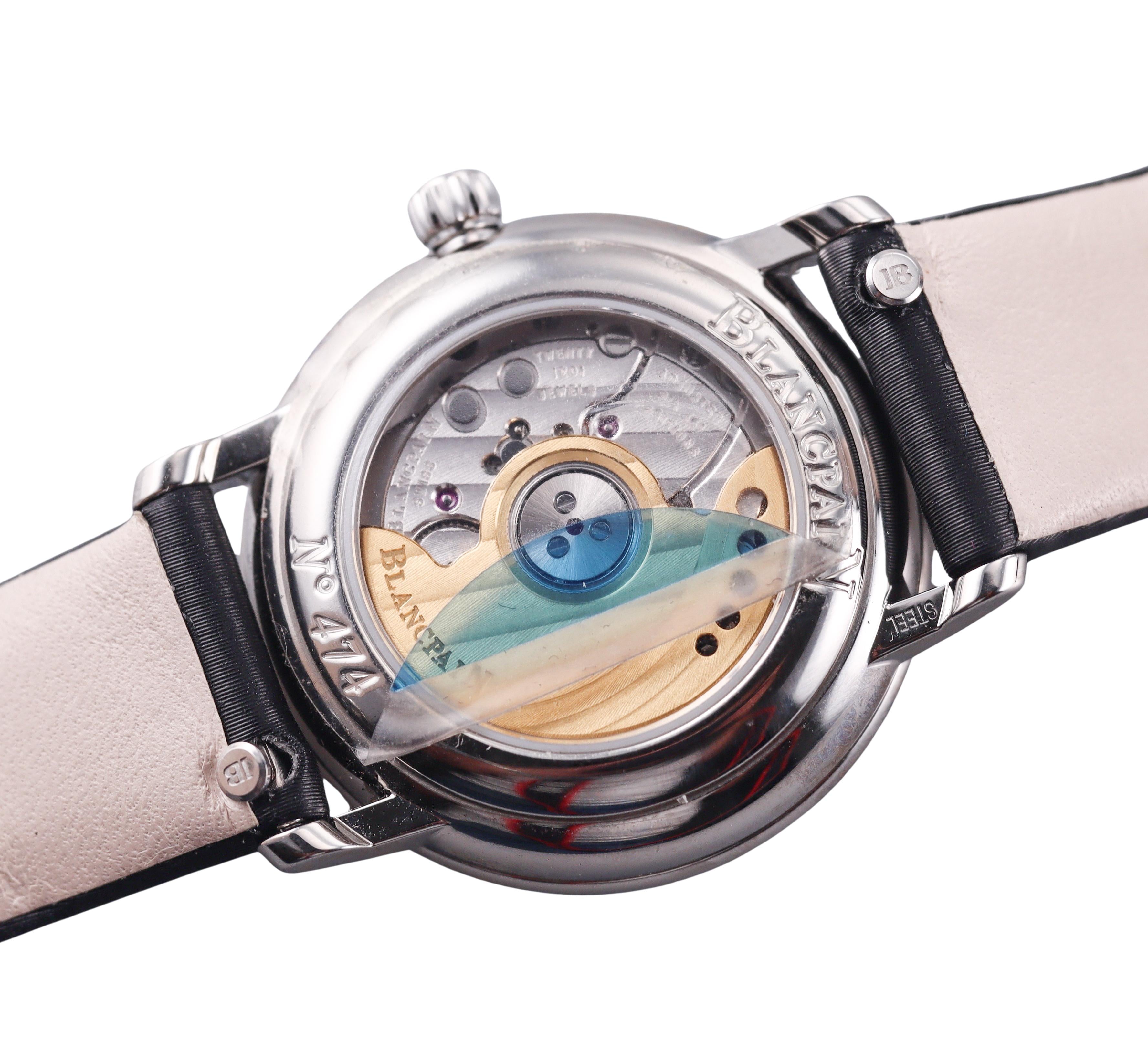 Blancpain Villeret Ultra-Slim Automatic Diamond Ladies Watch N061040046028N095A