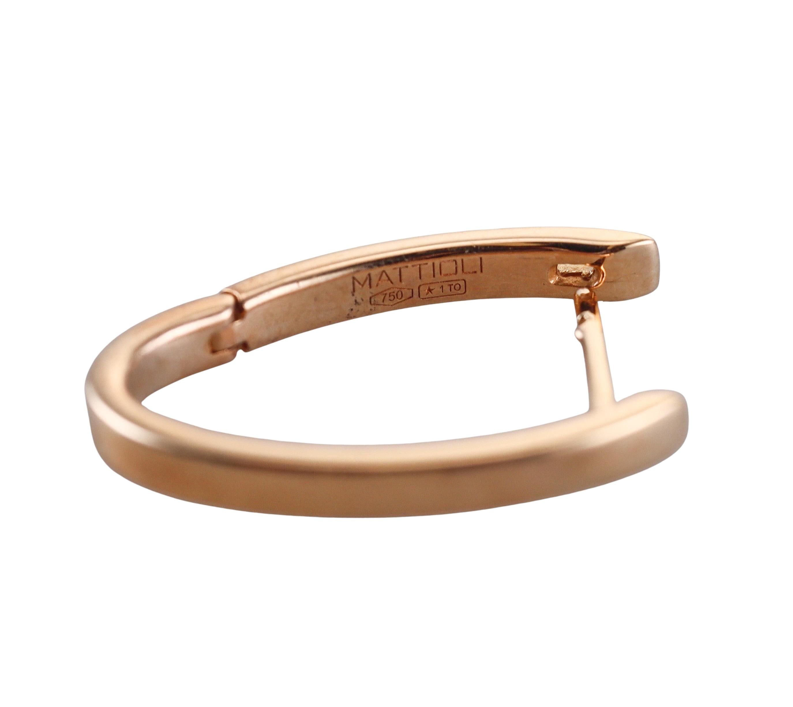 Mattioli Puzzle Gold MOP Interchangeable Earrings