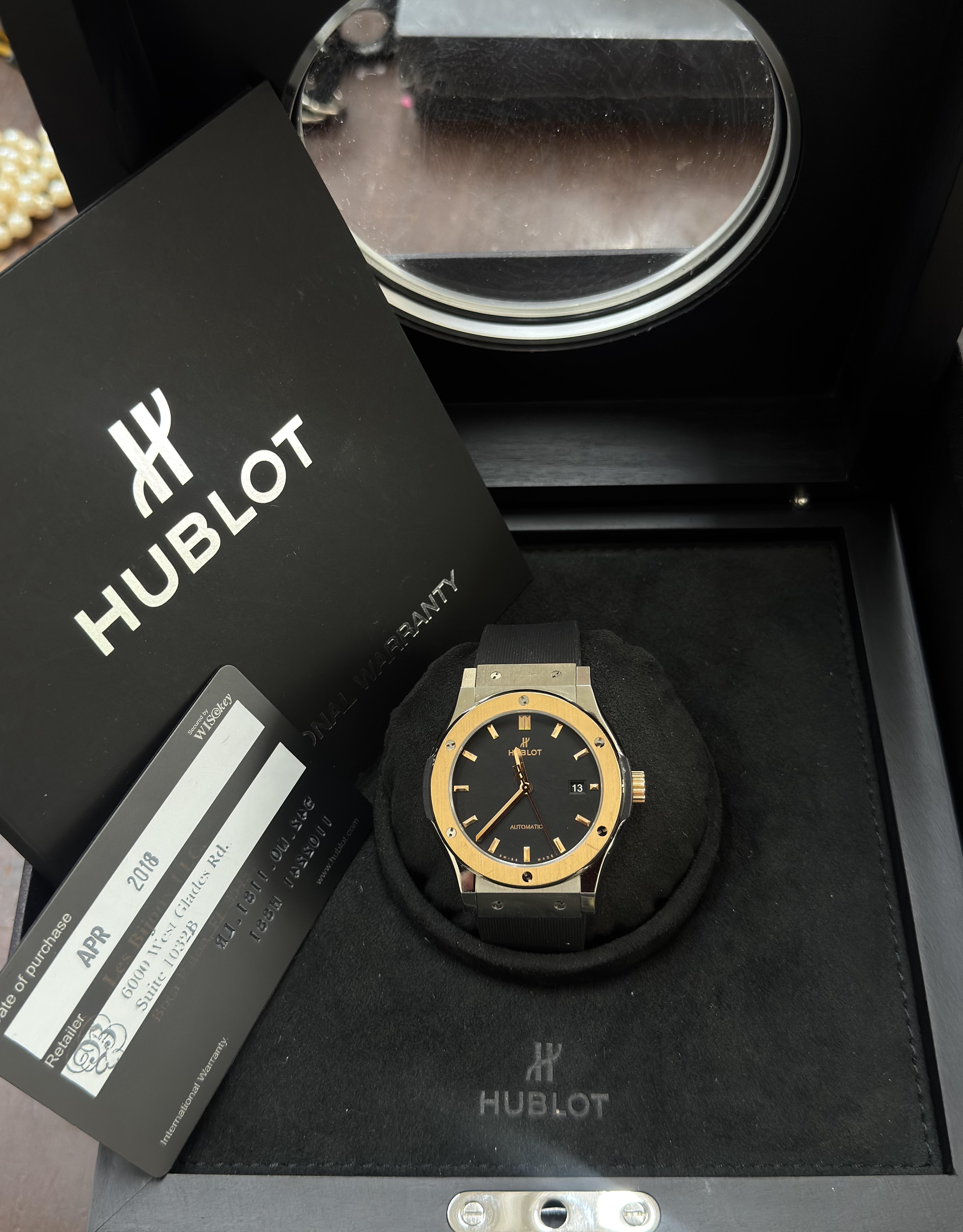 Hublot Classic Fusion Titanium King Rose Gold Automatic Watch 542.NO.1181.LR