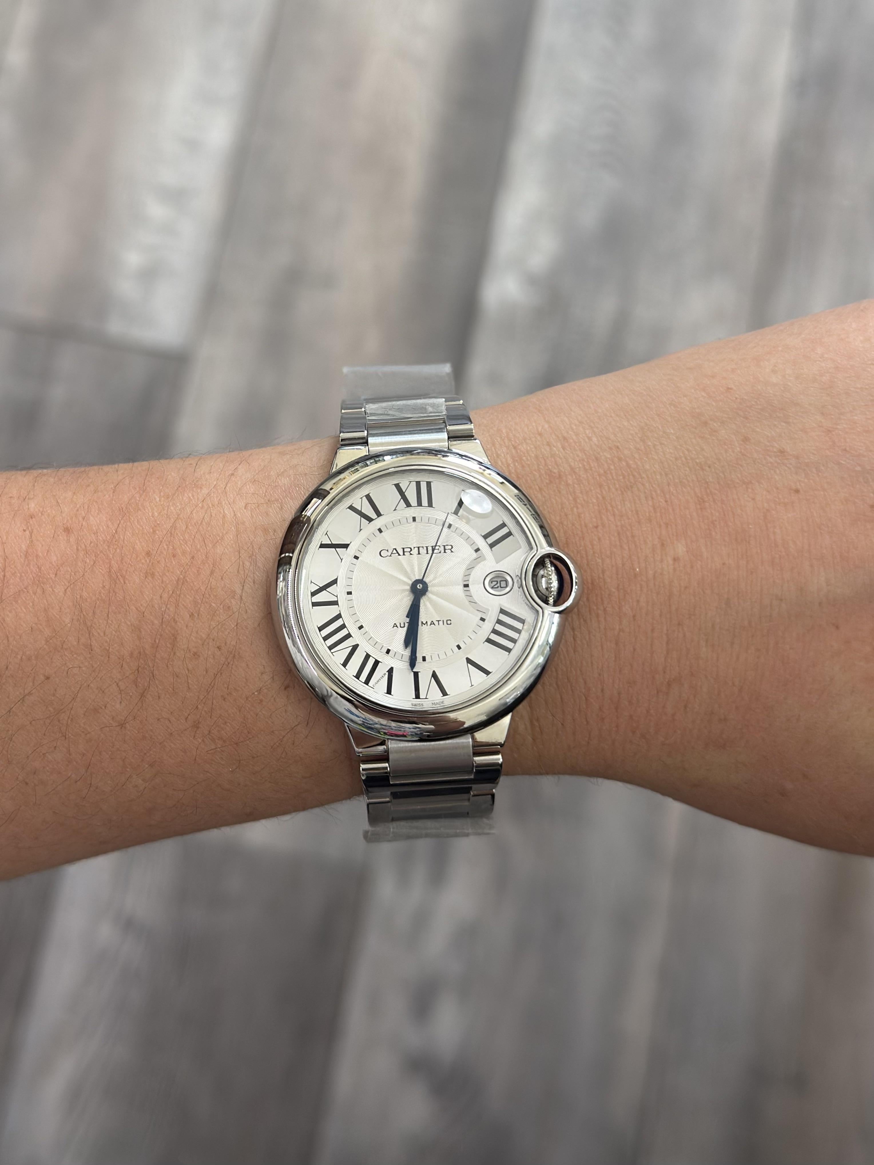 Cartier Ballon Bleu Stainless Steel Automatic Watch WSBB0040