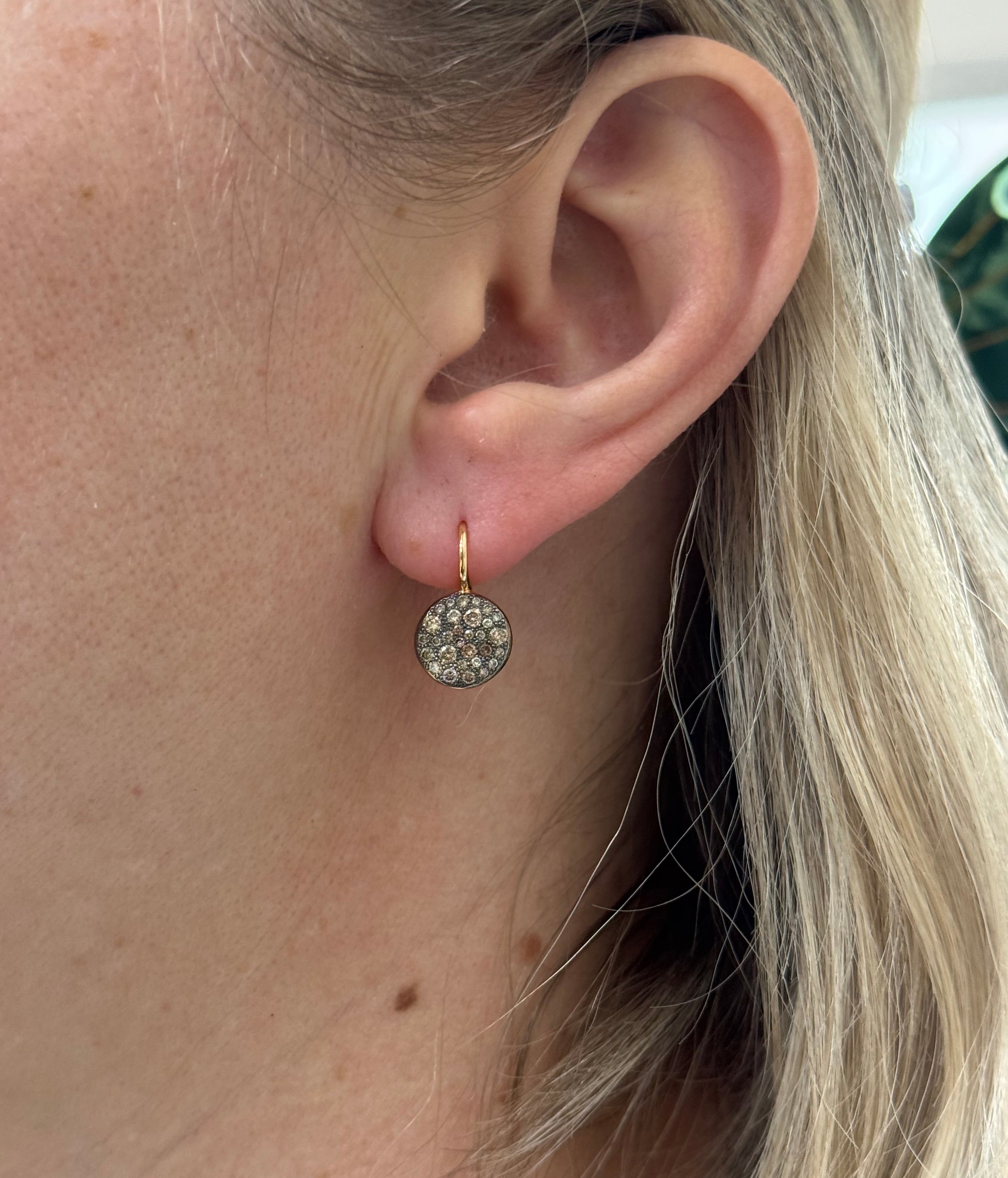 Pomellato Sabbia Fancy Diamond Rose Gold Earrings