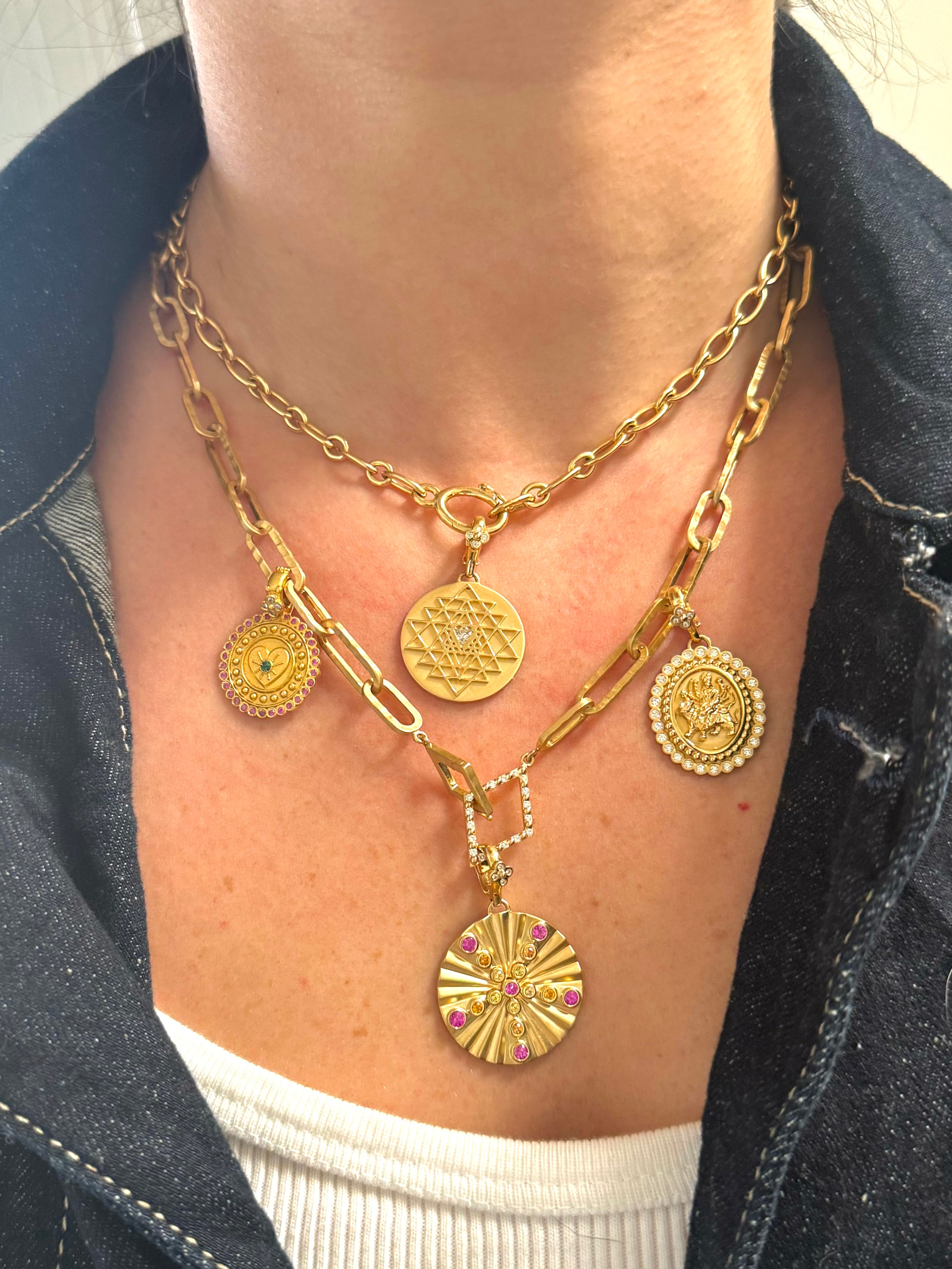 Orly Marcel Gold Oval Link Chain Necklace