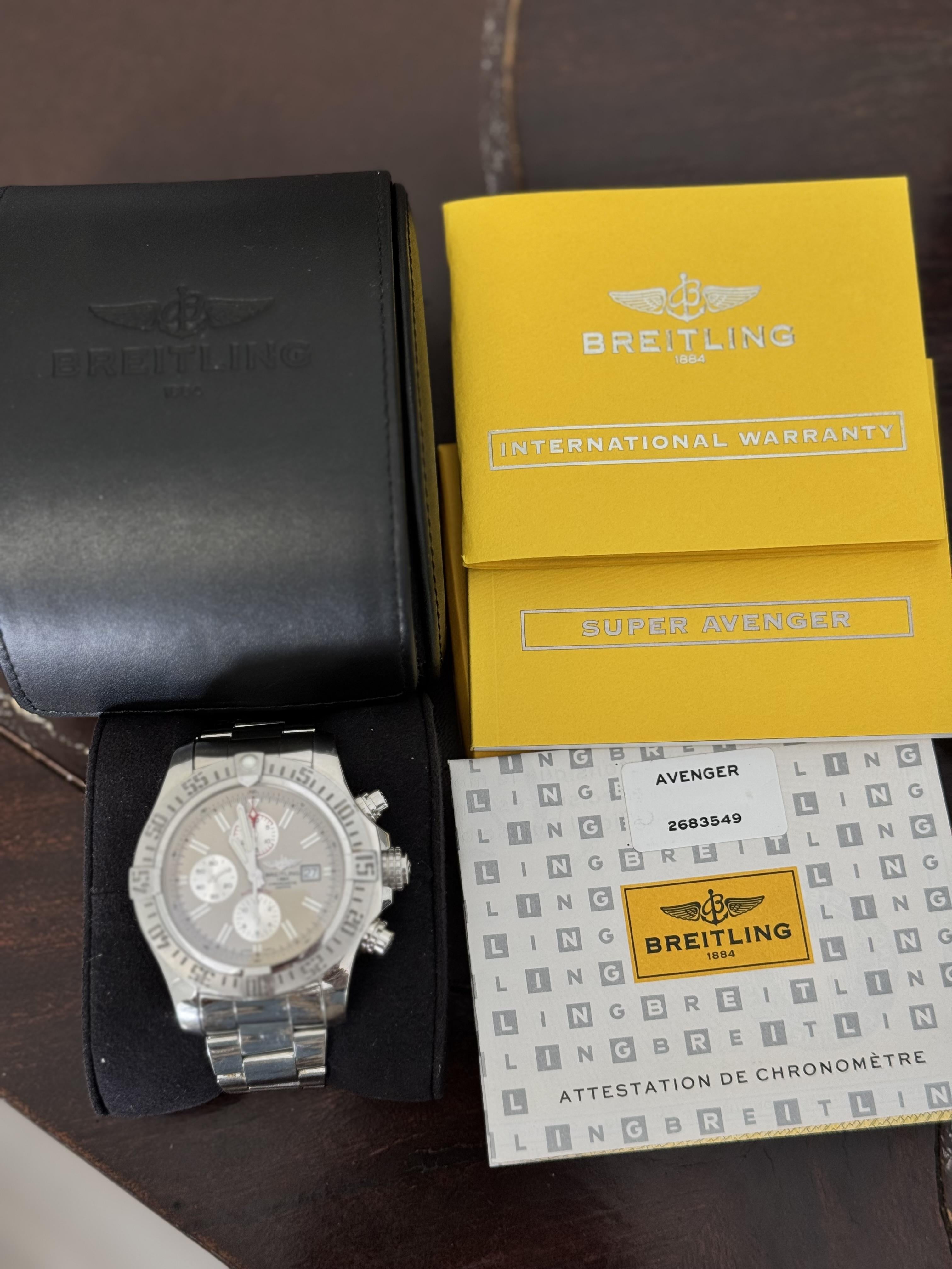 Breitling Super Avenger II Chronograph Automatic Watch A13371