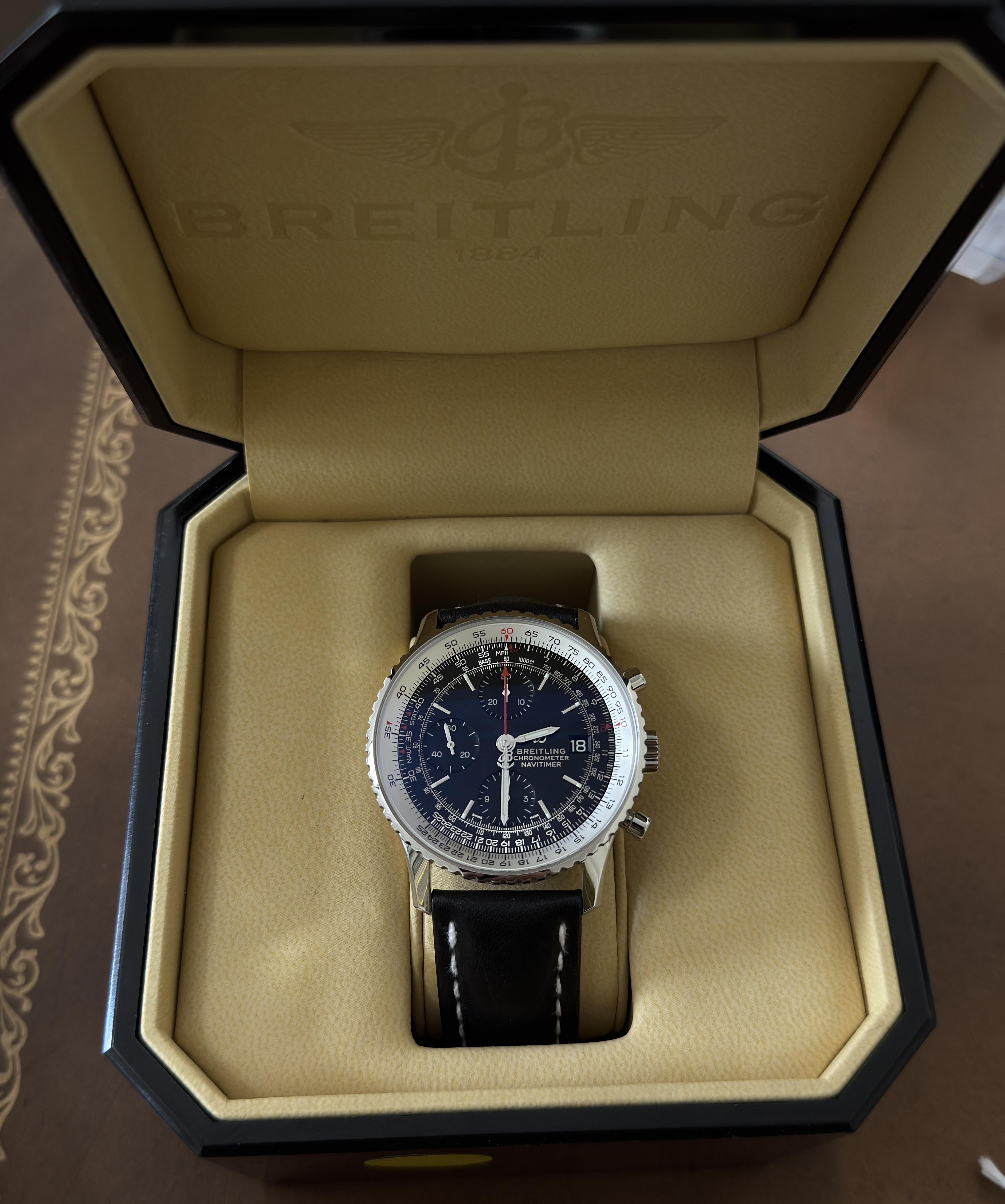 Breitling Navitimer Heritage Chronograph Steel Automatic Watch A13324