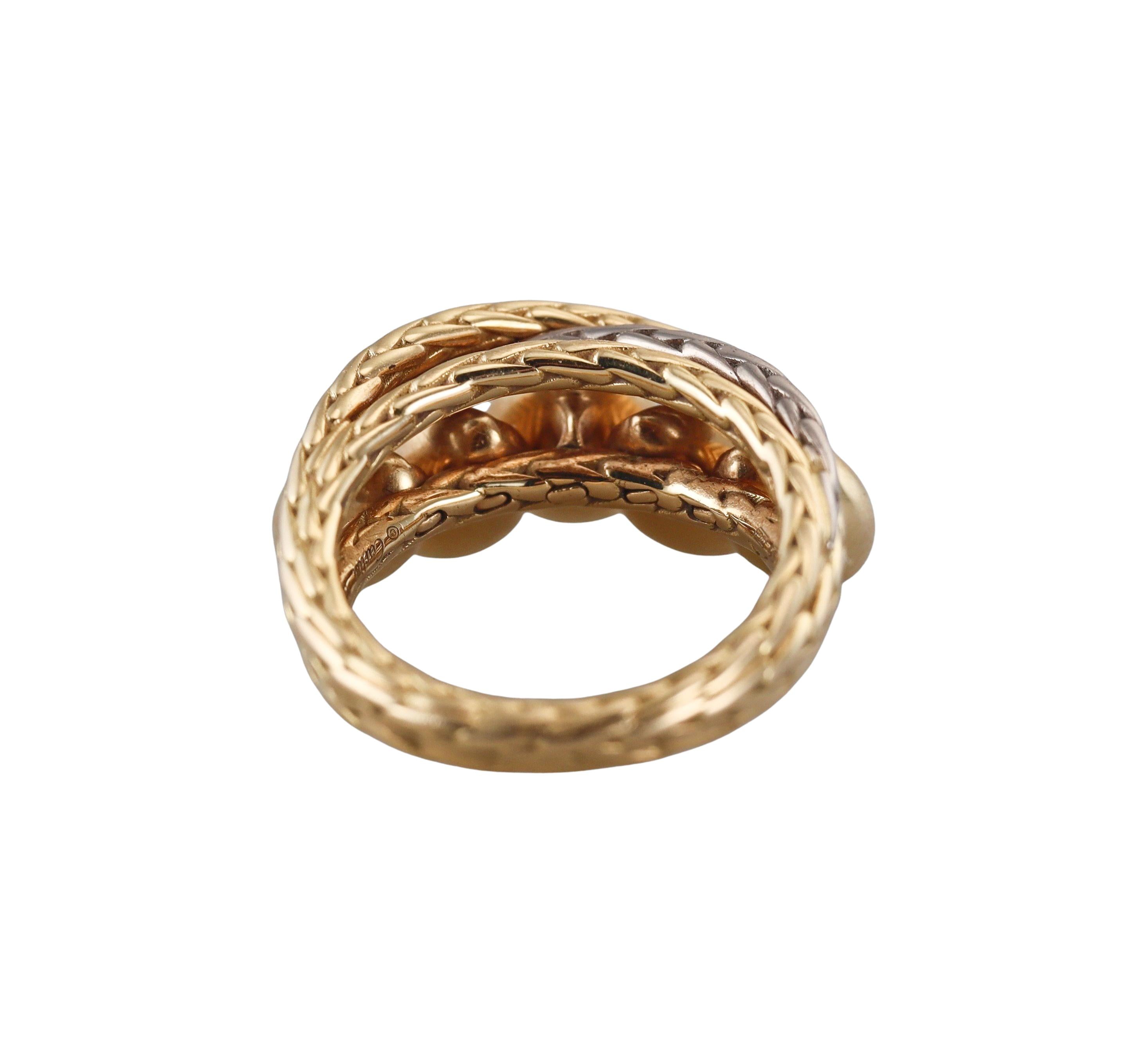 Cartier Grain de Café Diamond Gold Ring