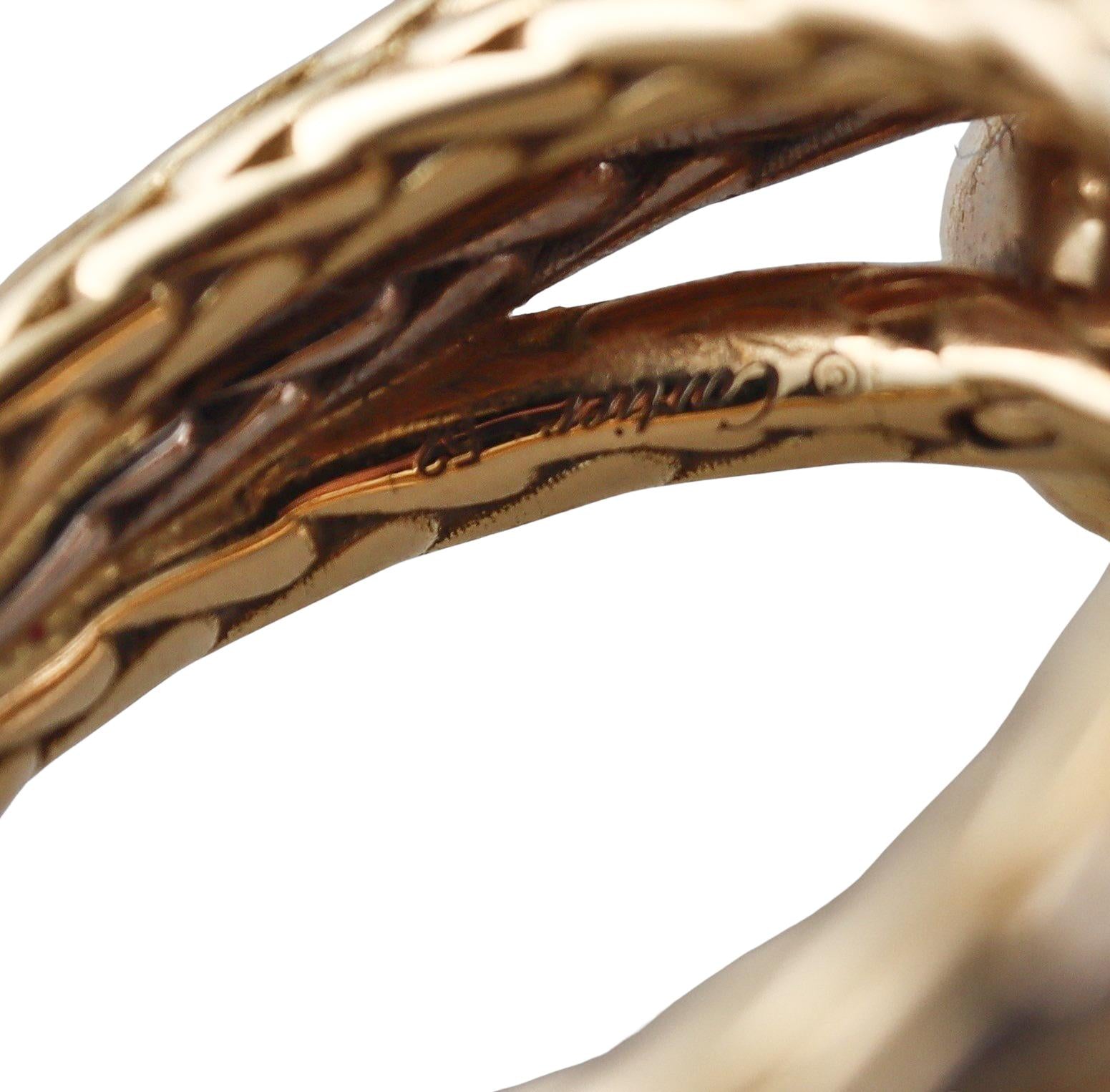 Cartier Grain de Café Diamond Gold Ring