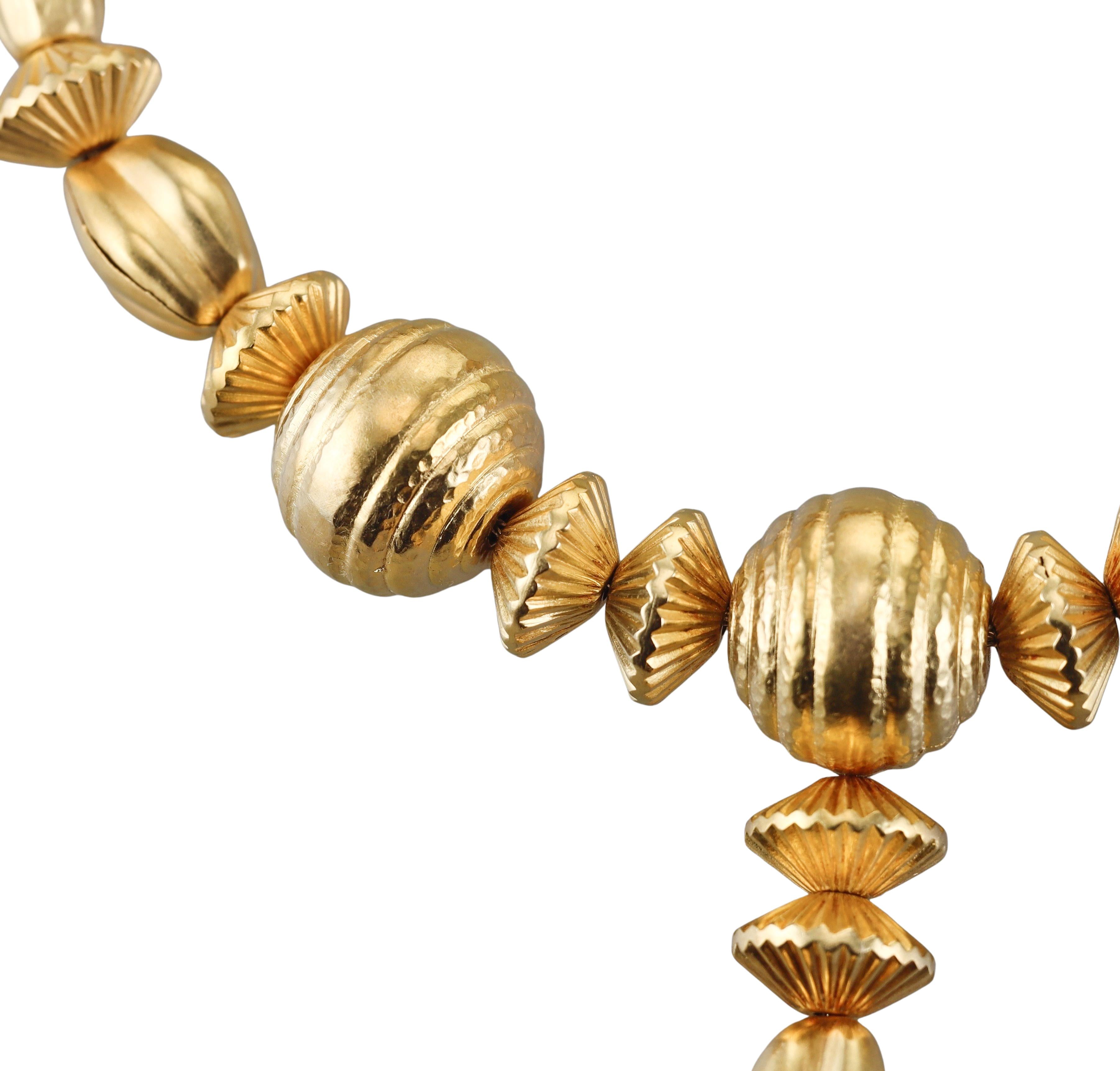 1960s Lalaounis Greece Minoan Mycenaean Gold Necklace