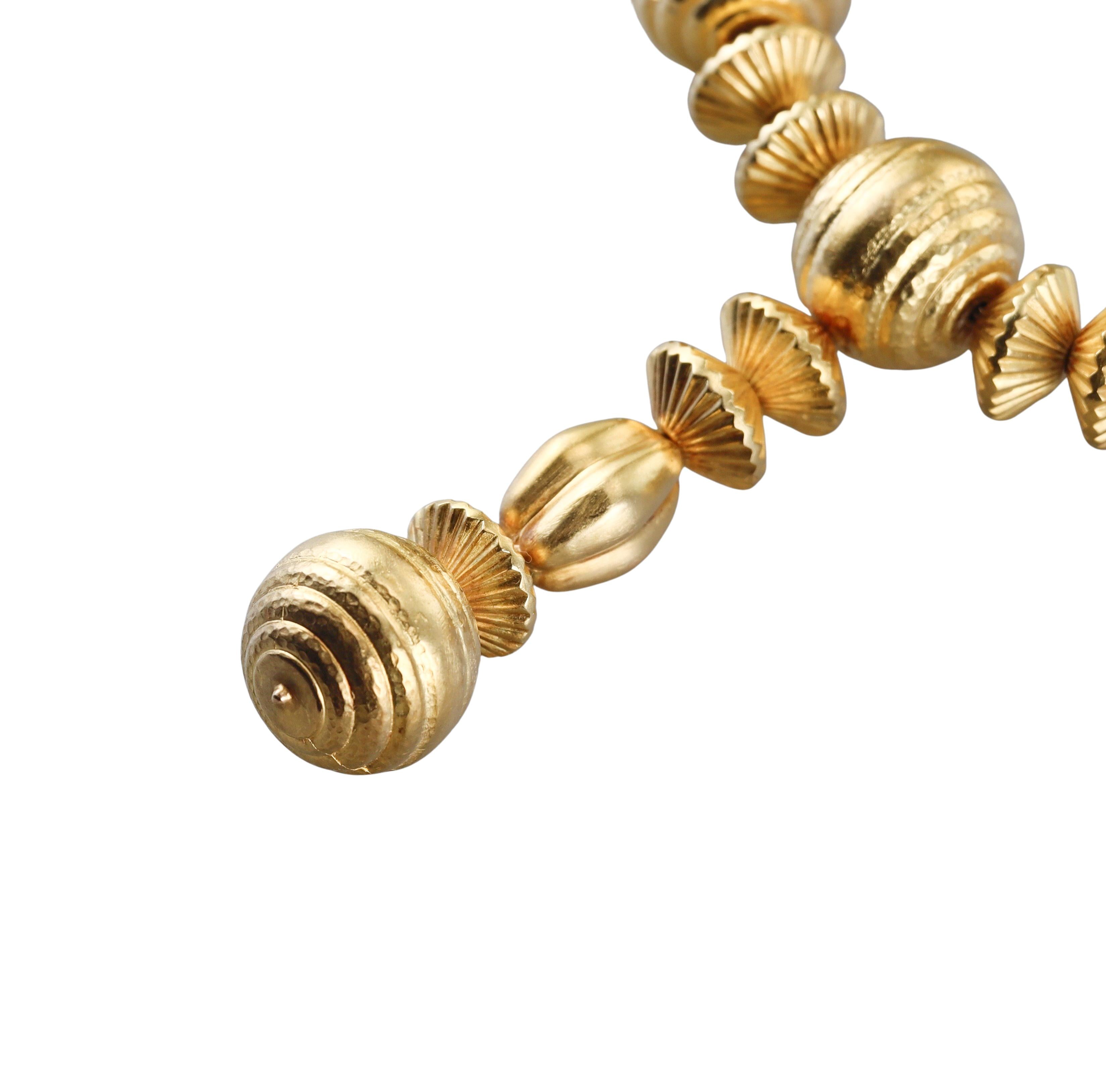 1960s Lalaounis Greece Minoan Mycenaean Gold Necklace