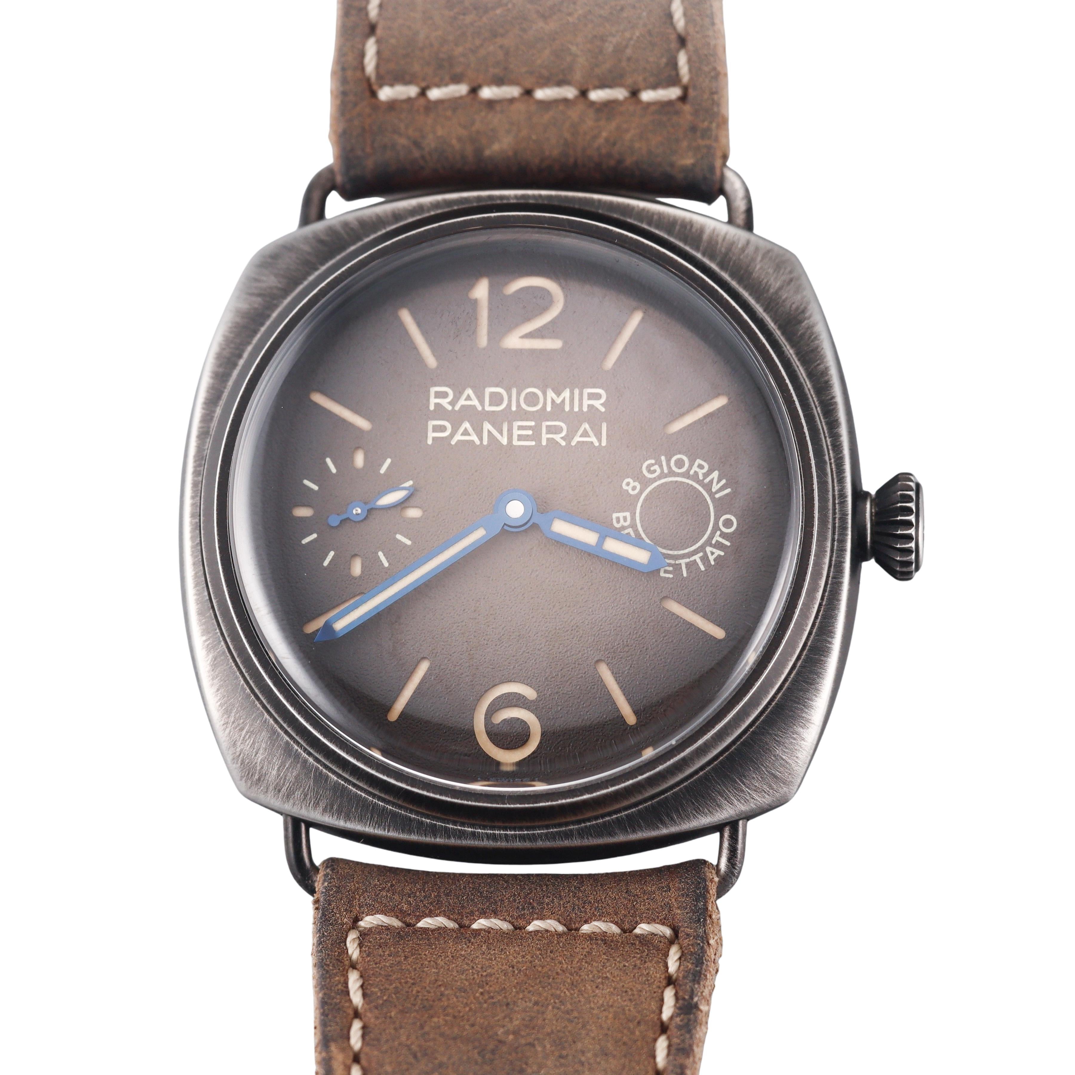 Panerai Radiomir 8 Day Otto Giorni Manual Wind Watch PAM01347