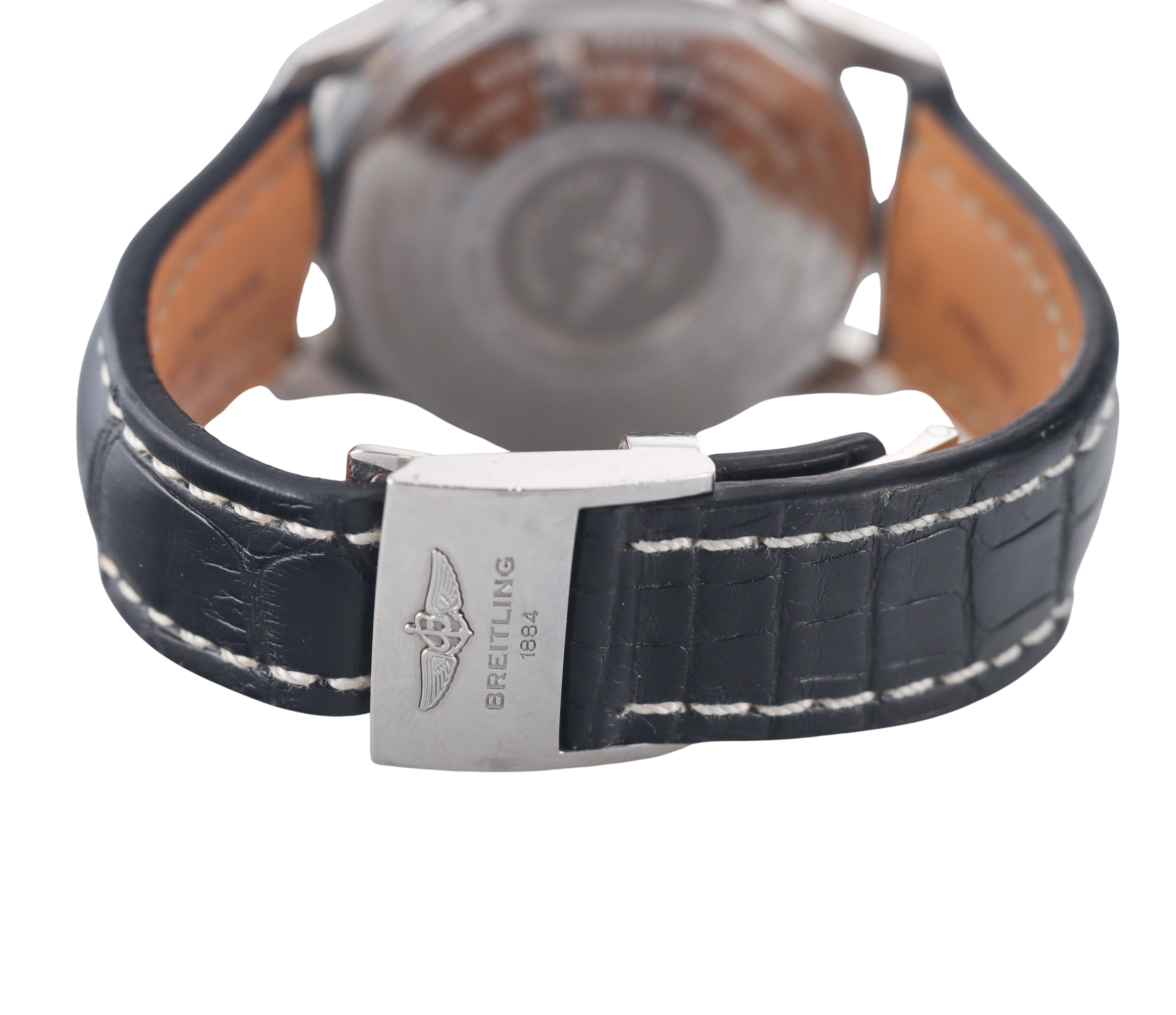 Breitling Navitimer Chronograph GMT 46 Automatic Watch A2432212 B726