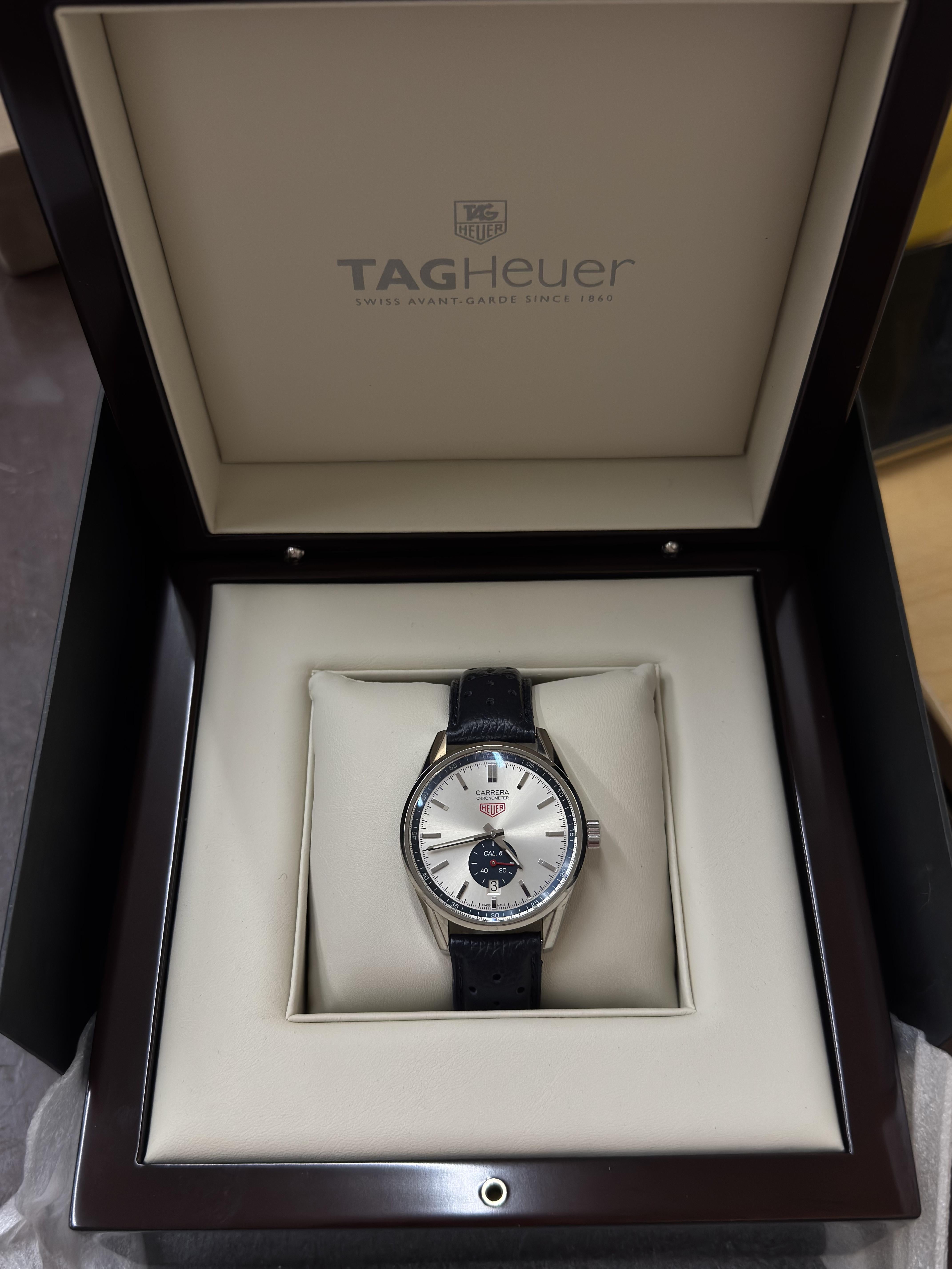 Tag Heuer Carrera Calibre 6 Automatic Steel Watch WV5111